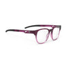 Rudy Project Iridis 65 Crystal Burgundy/Lilac G. prescription sports glasses – front view, alternate angle