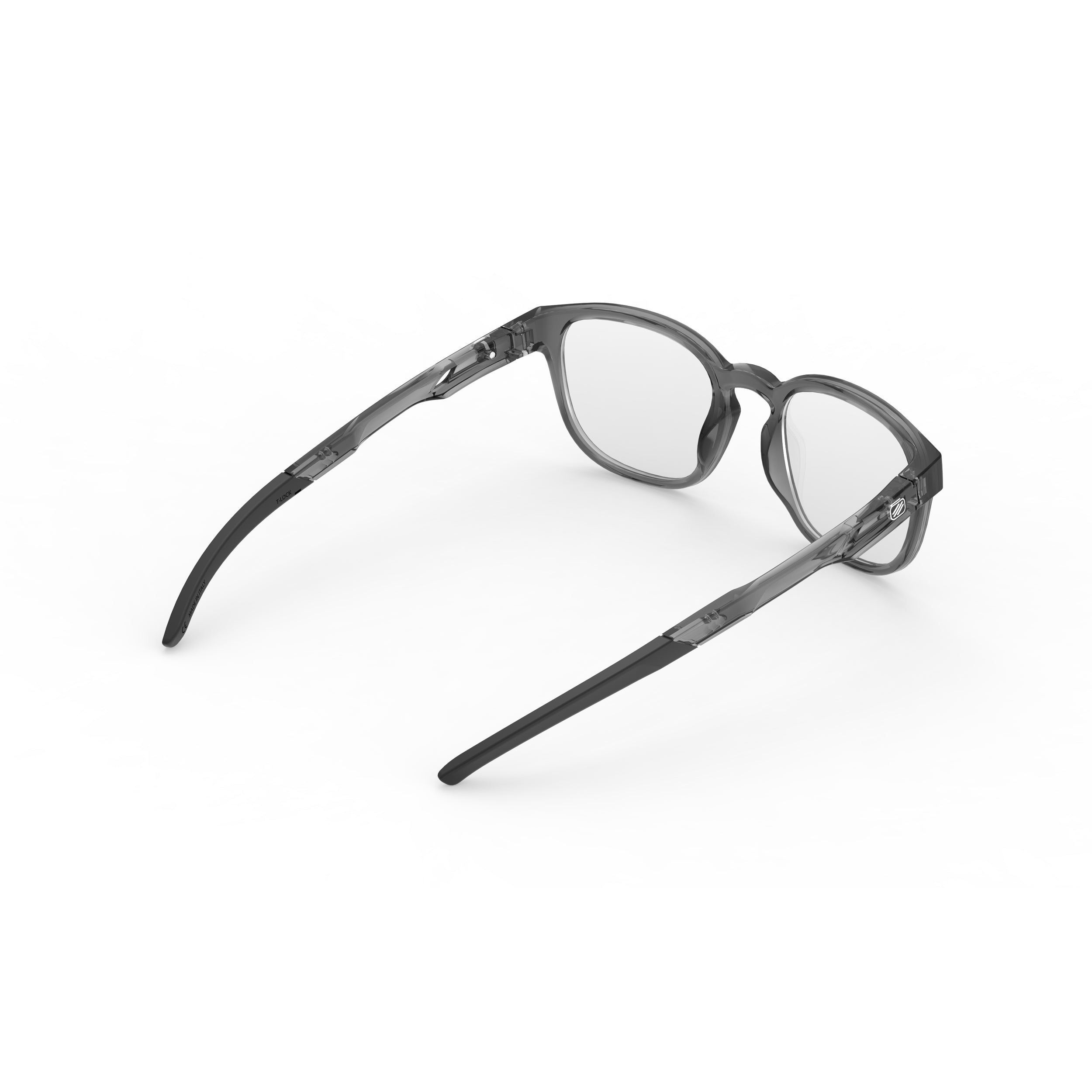 Rudy Project Iridis 66 Crystal Ash prescription sports glasses – rear view