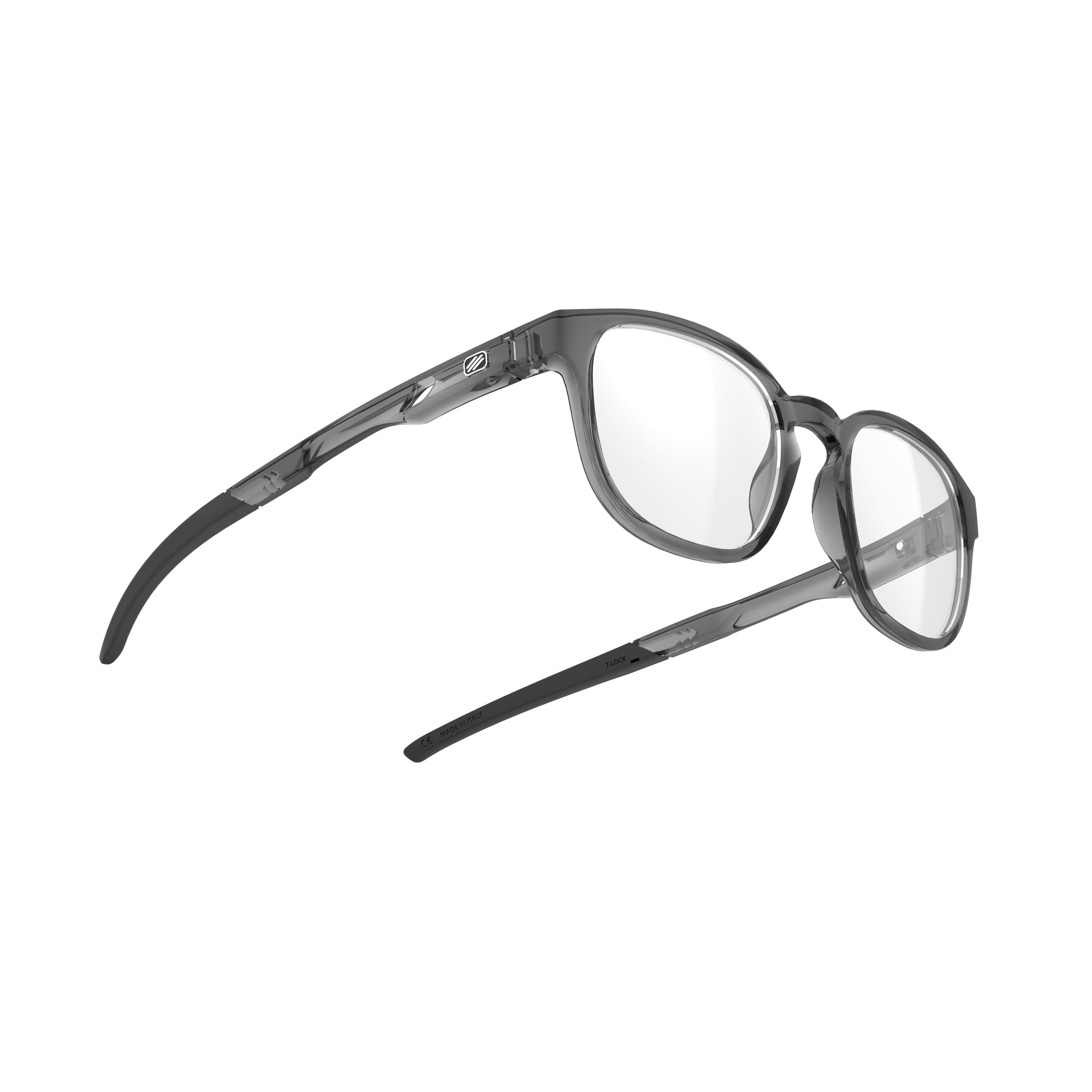 Rudy Project Iridis 66 Crystal Ash prescription sports glasses – side view