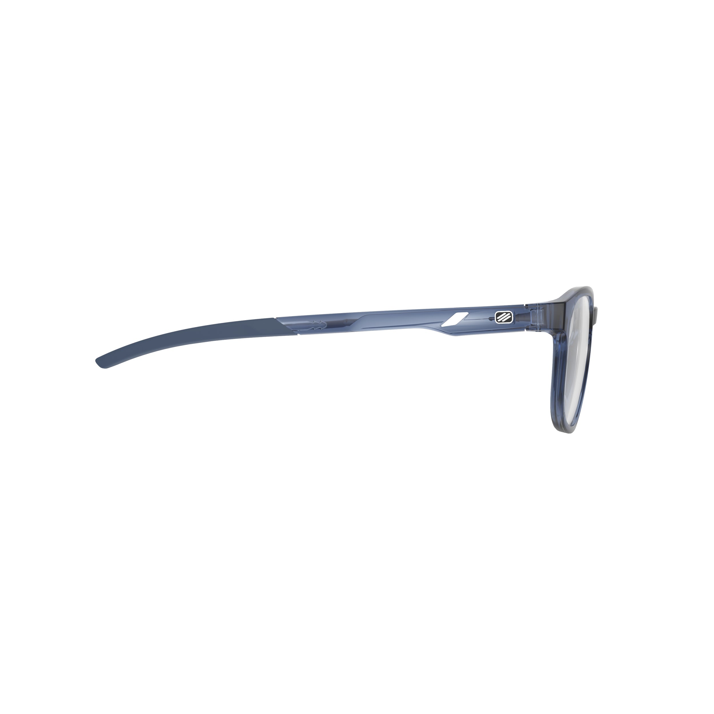 Rudy Project Iridis 66 Crystal Avio Gloss prescription sports glasses – side view, opposite side