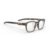 Rudy Project Iridis 66 Demi Turtle Gloss prescription sports glasses – front view, alternate angle