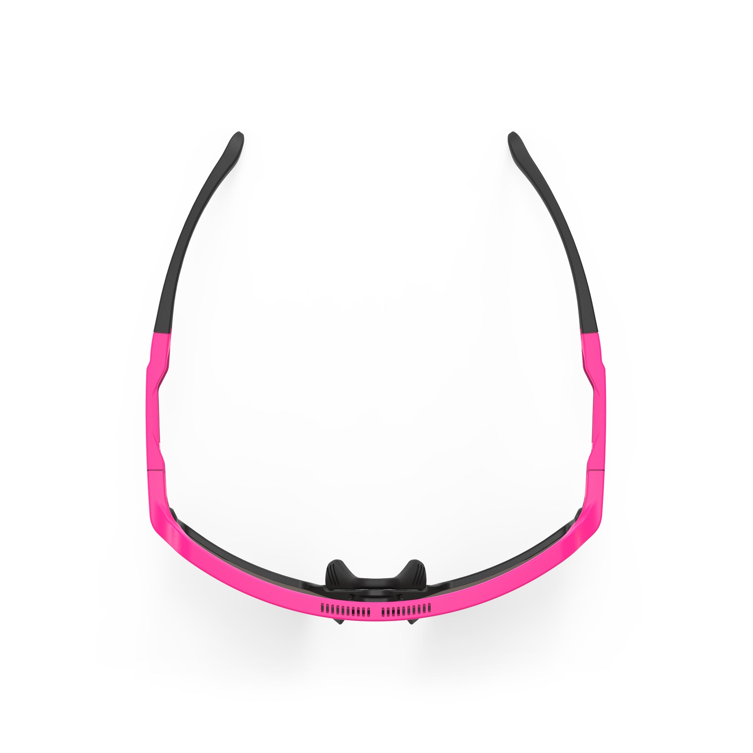Rudy Project Kelion Pink Fluo Matte mirrored multilaser sunset performance sunglasses – top view