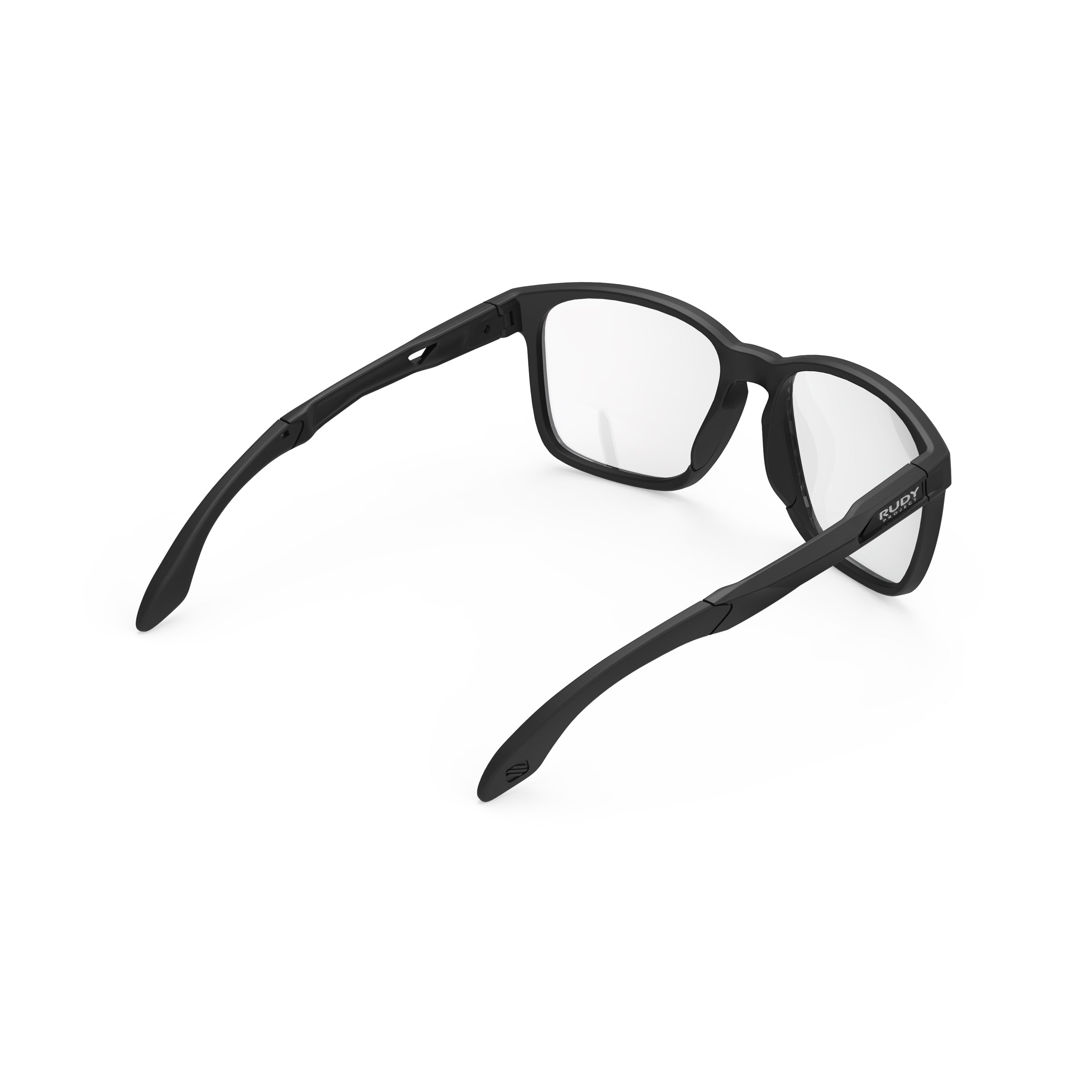Rudy Project Lightflow A Black Matte prescription sports glasses – rear view