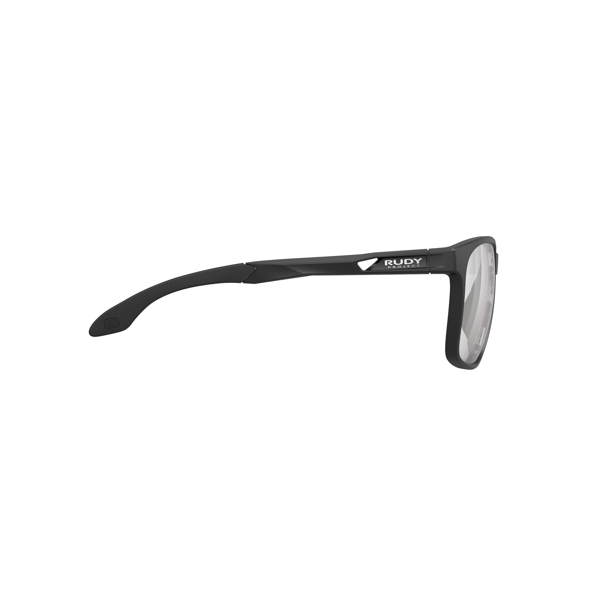 Rudy Project Lightflow A Black Matte prescription sports glasses – side view, opposite side