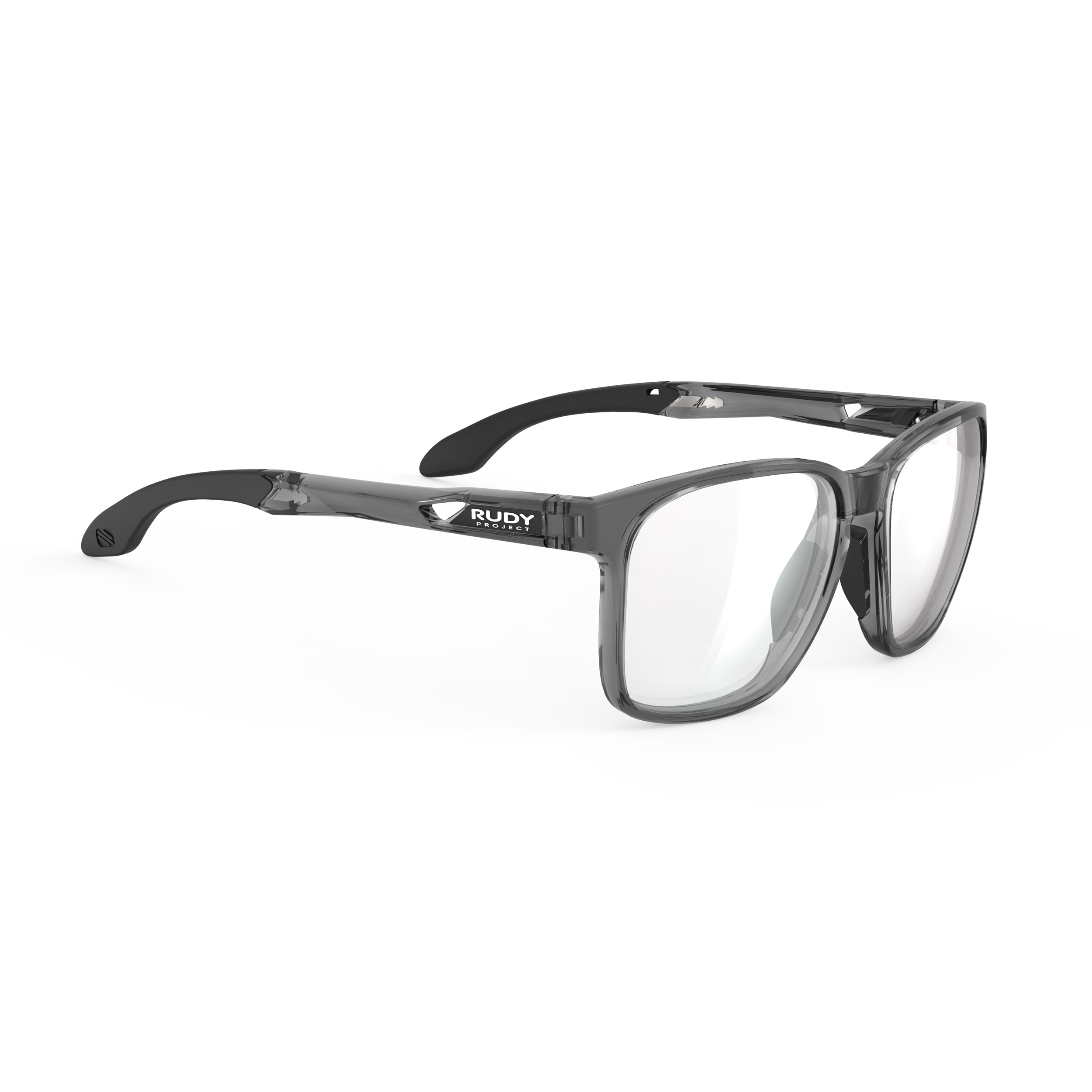 Rudy Project Lightflow A Crystal Ash prescription sports glasses – front view, alternate angle