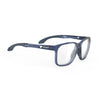 Rudy Project Lightflow A Crystal Blue Avio Gloss prescription sports glasses – front view, alternate angle