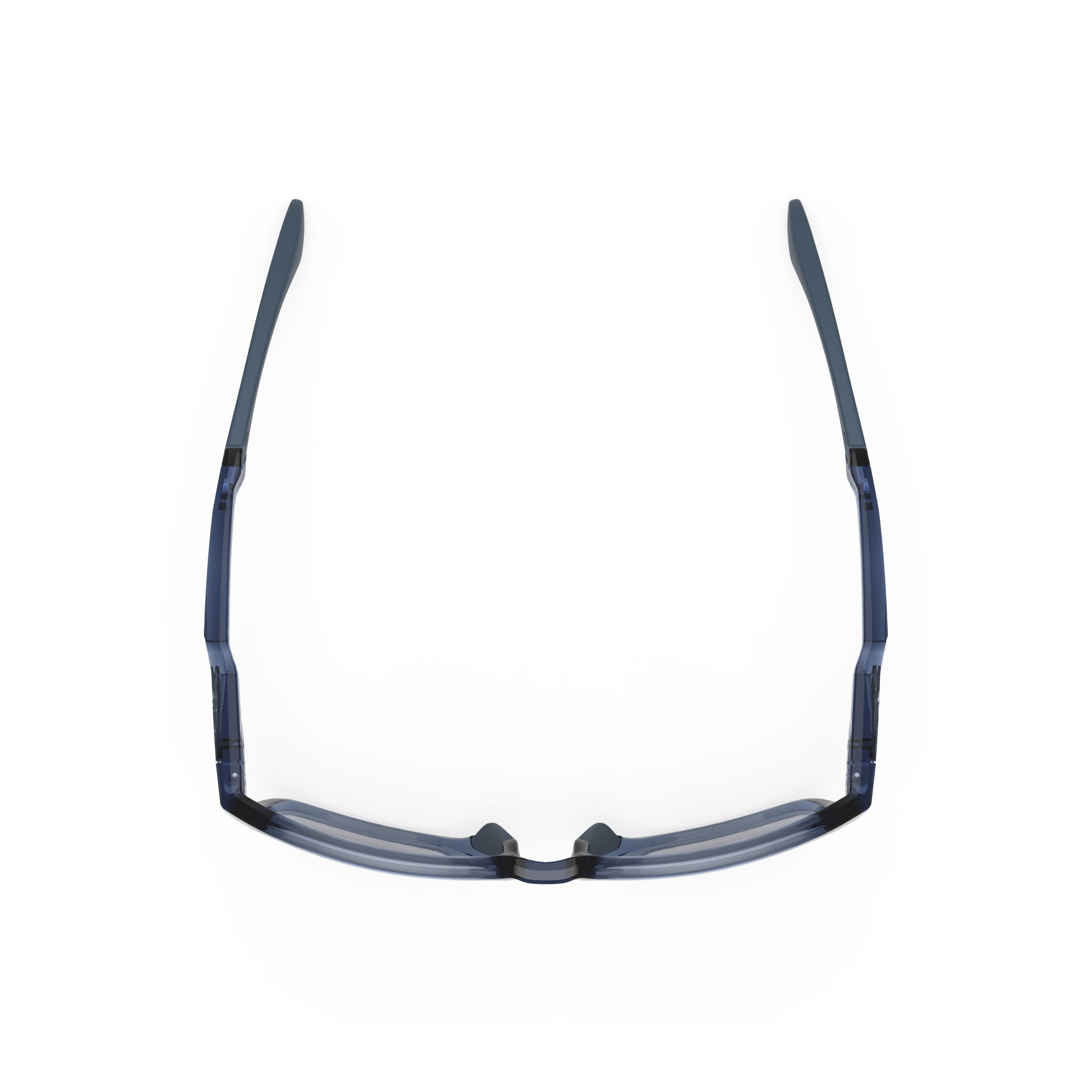 Rudy Project Lightflow A Crystal Blue Avio Gloss prescription sports glasses – top view