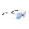 Rudy Project Lightflow A Crystal Gloss mirrored multilaser ice performance sunglasses – front view