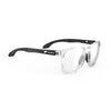 Rudy Project Lightflow A Crystal Gloss prescription sports glasses – front view, alternate angle