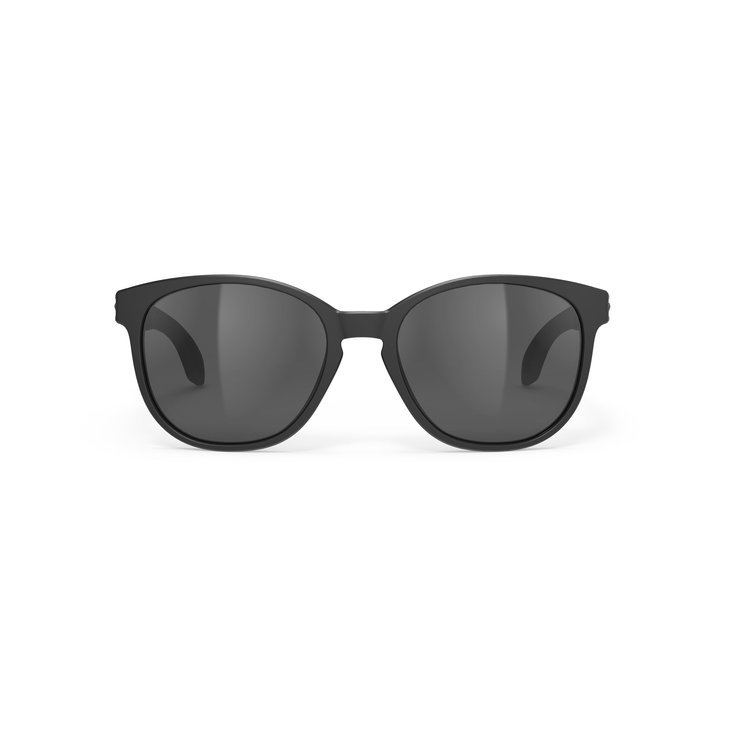 Rudy Project Lightflow B Black Matte polarized polar 3fx hdr multilaser grey performance sunglasses – front view, alternate angle