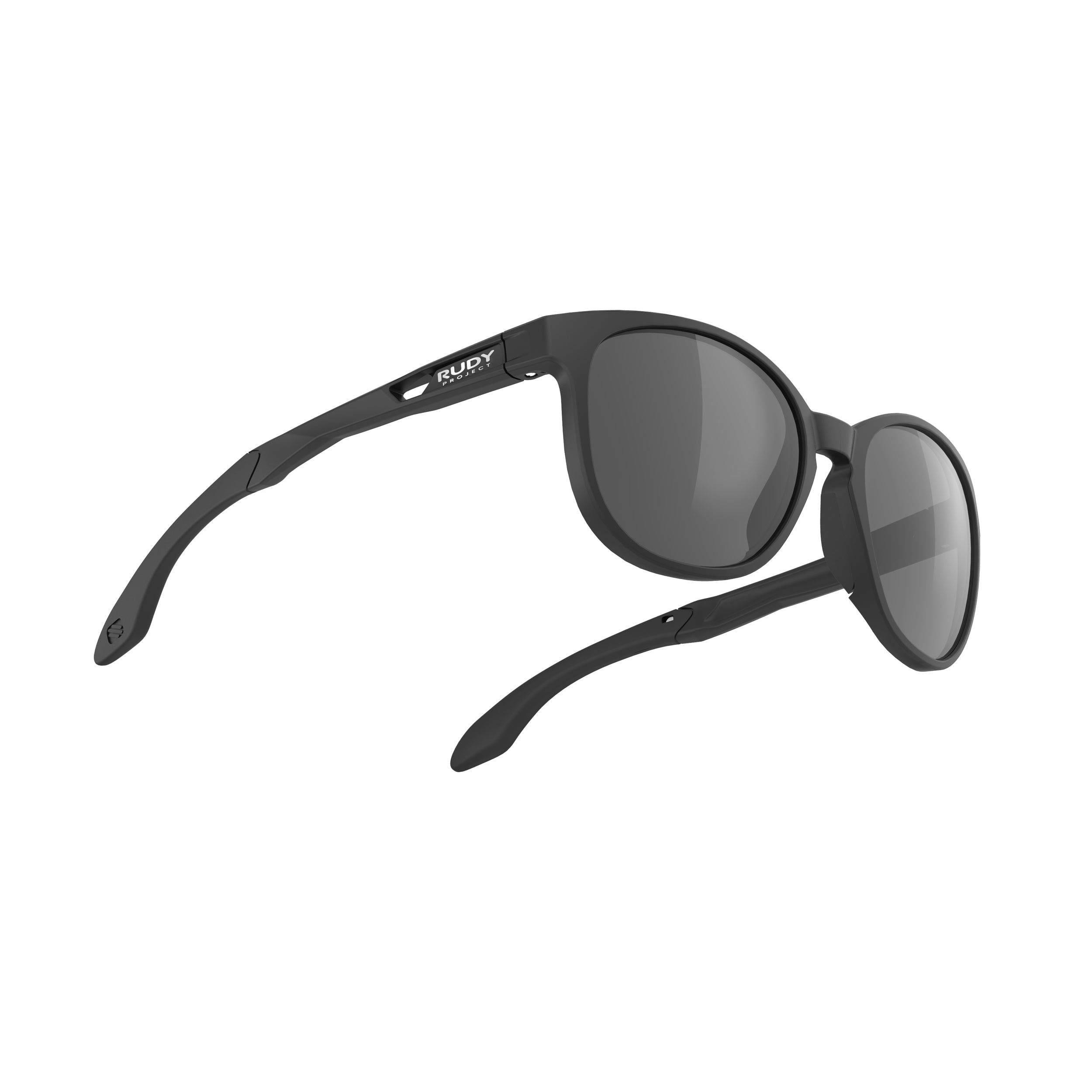 Rudy Project Lightflow B Black Matte polarized polar 3fx hdr multilaser grey performance sunglasses – side view