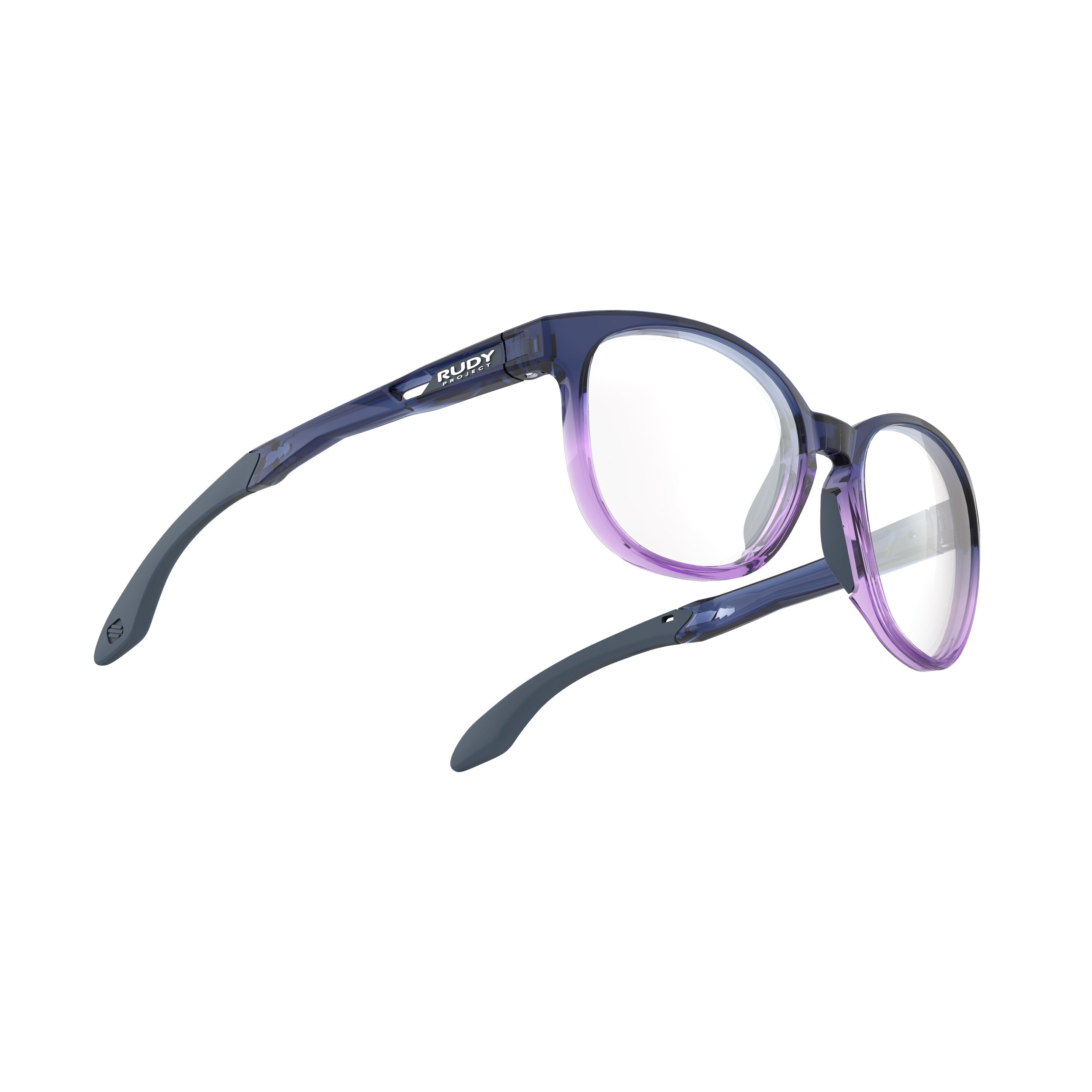Rudy Project Lightflow B Crystal Blue Avio Lilac Gloss prescription sports glasses – side view