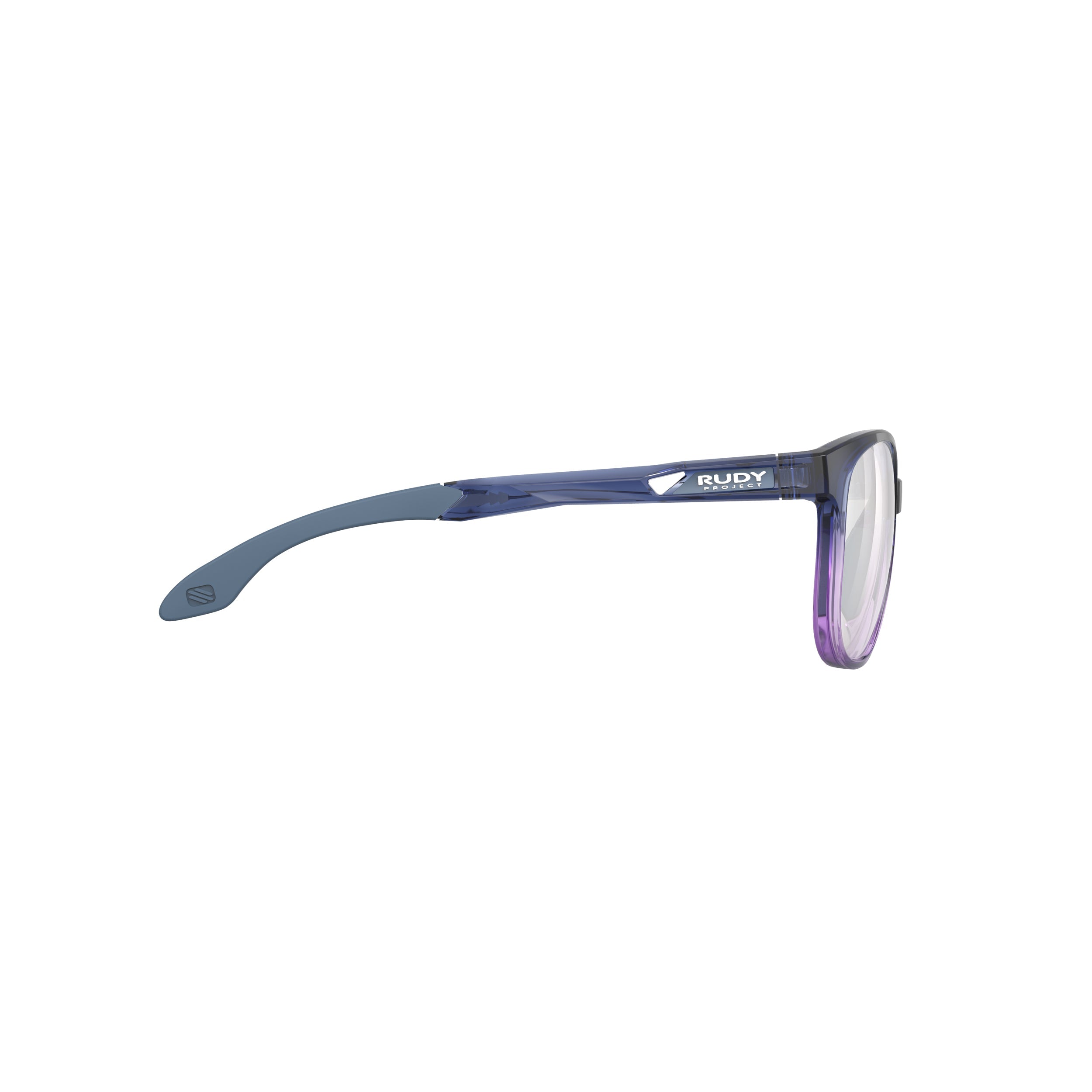 Rudy Project Lightflow B Crystal Blue Avio Lilac Gloss prescription sports glasses – side view, opposite side