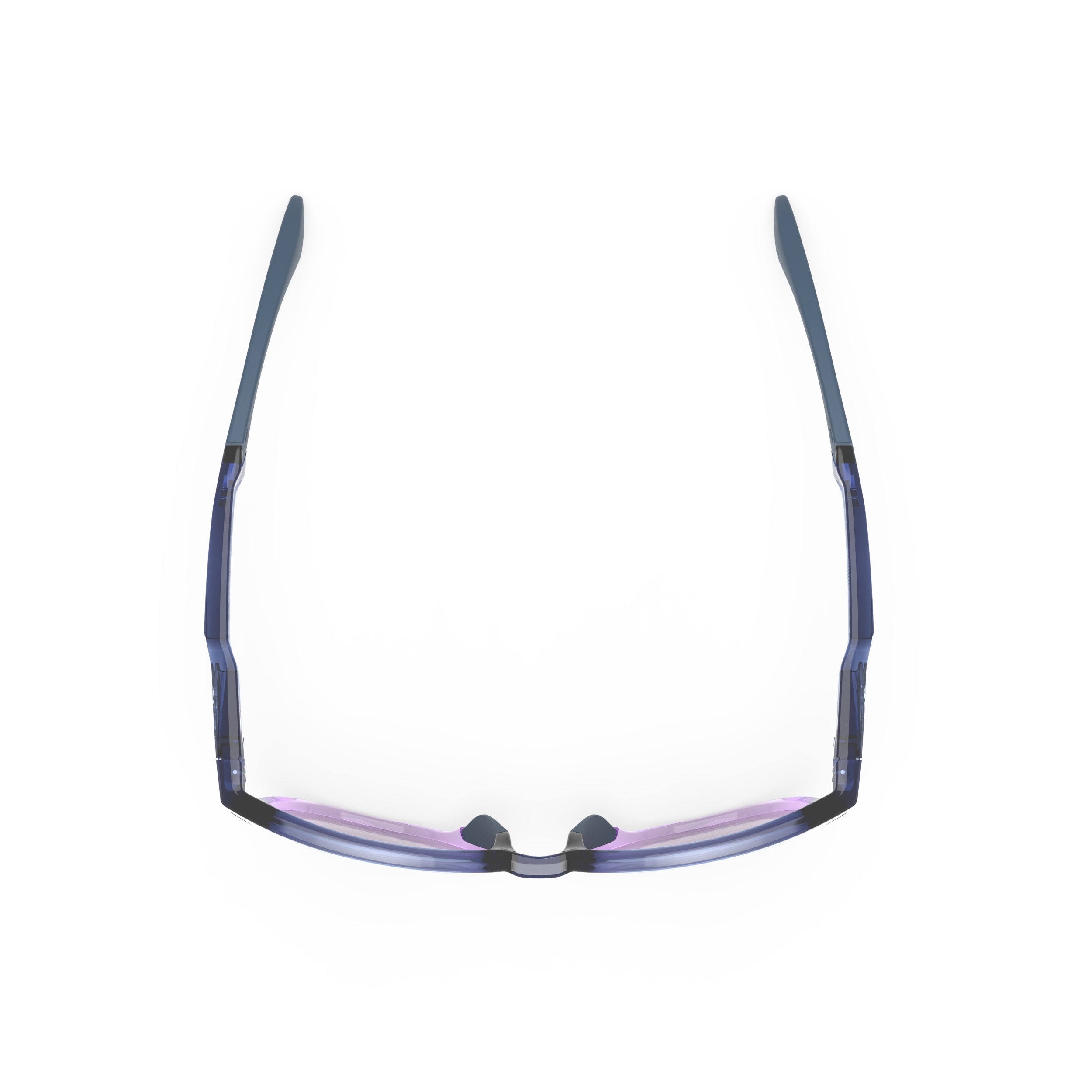Rudy Project Lightflow B Crystal Blue Avio Lilac Gloss prescription sports glasses – top view