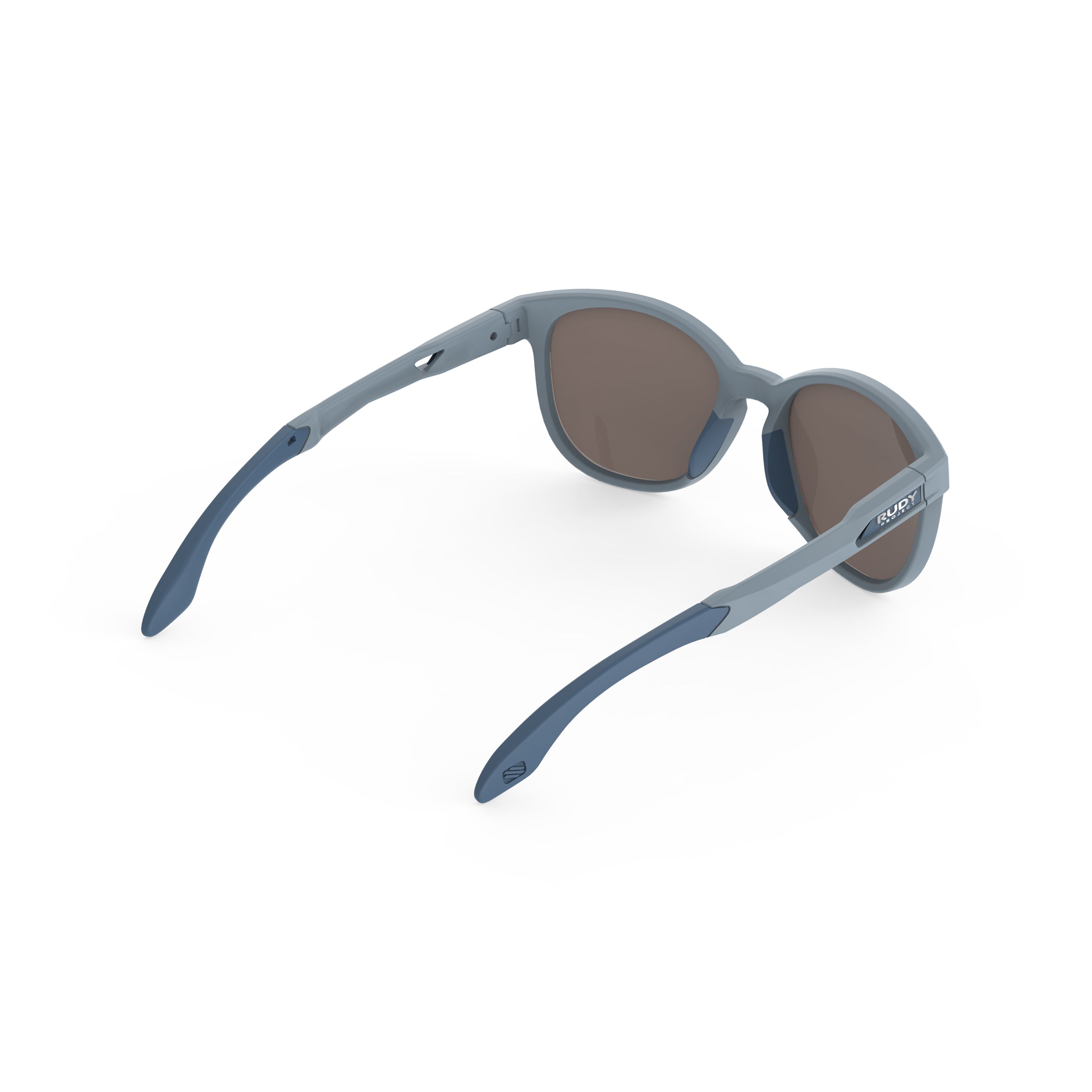 Rudy Project Lightflow B Glacier Matte mirrored multilaser osmium performance sunglasses – rear view