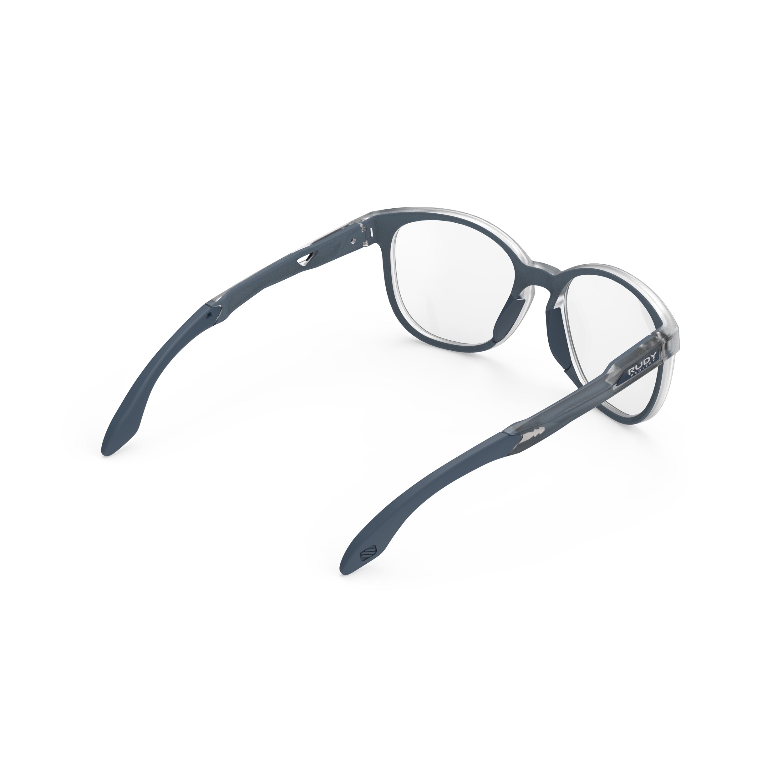 Rudy Project Lightflow B Ice Blue Metal Matte prescription sports glasses – rear view