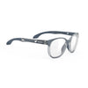 Rudy Project Lightflow B Ice Blue Metal Matte prescription sports glasses – front view, alternate angle