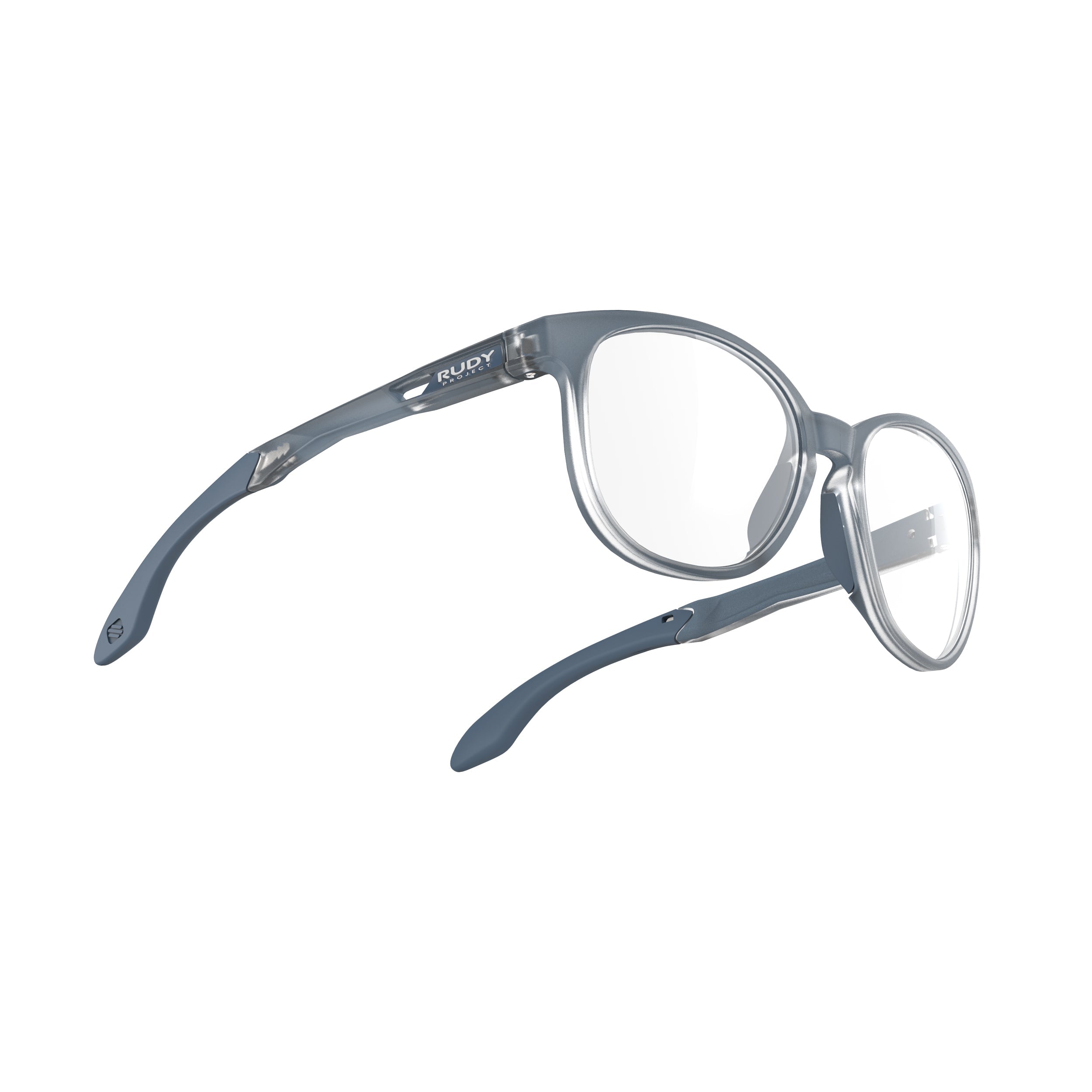 Rudy Project Lightflow B Ice Blue Metal Matte prescription sports glasses – side view