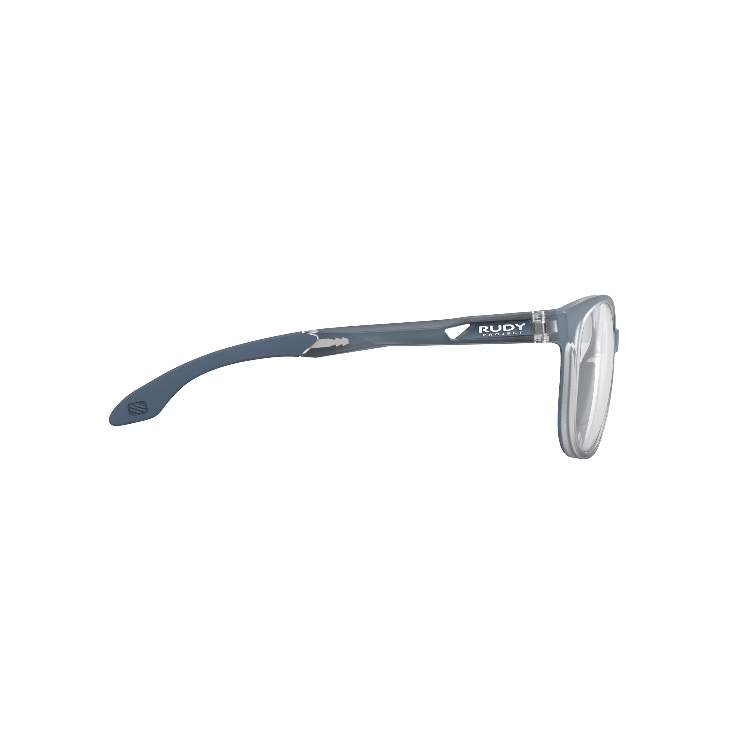 Rudy Project Lightflow B Ice Blue Metal Matte prescription sports glasses – side view, opposite side