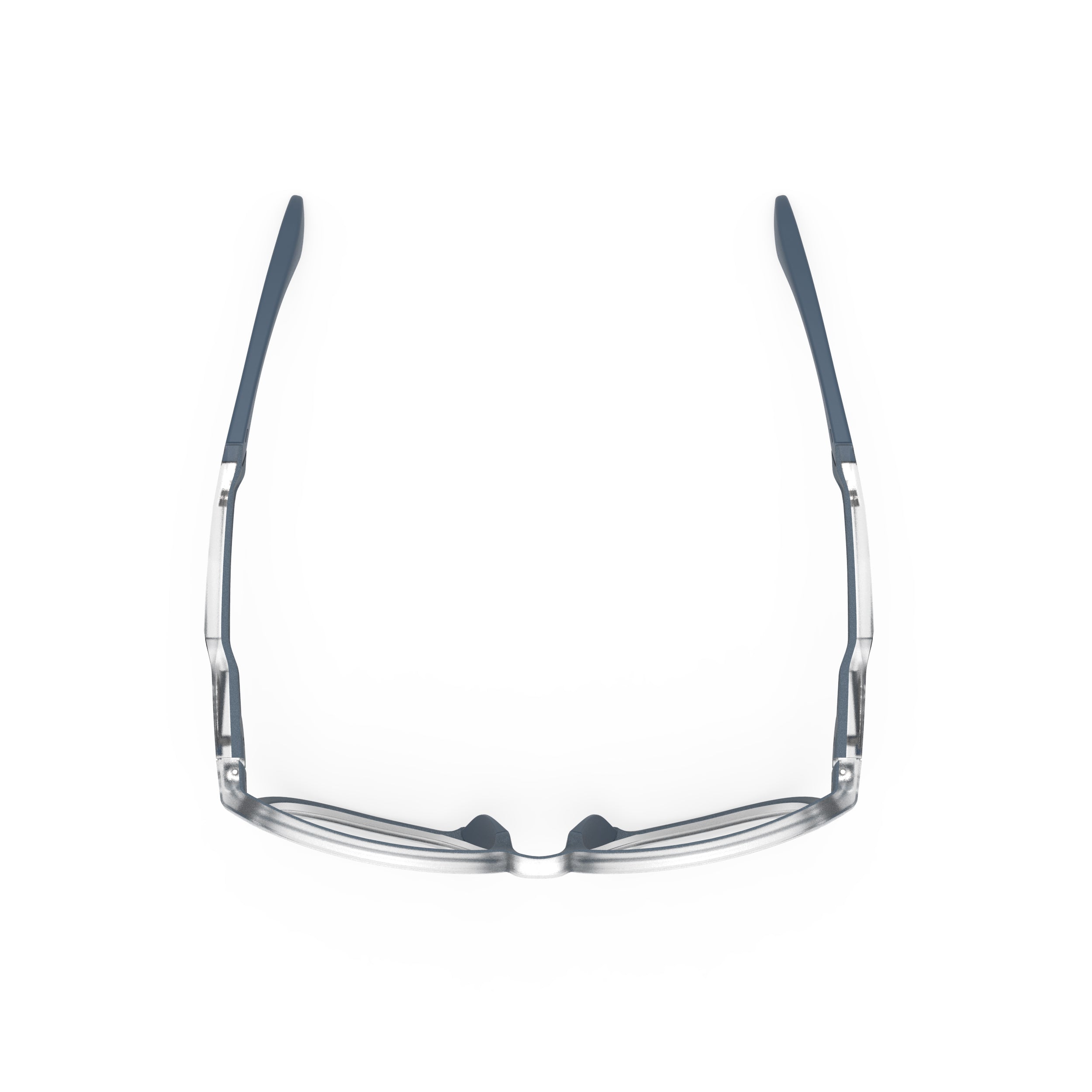 Rudy Project Lightflow B Ice Blue Metal Matte prescription sports glasses – top view