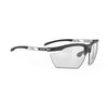Rudy Project Magnus Black Matte photochromic black performance sunglasses – front view
