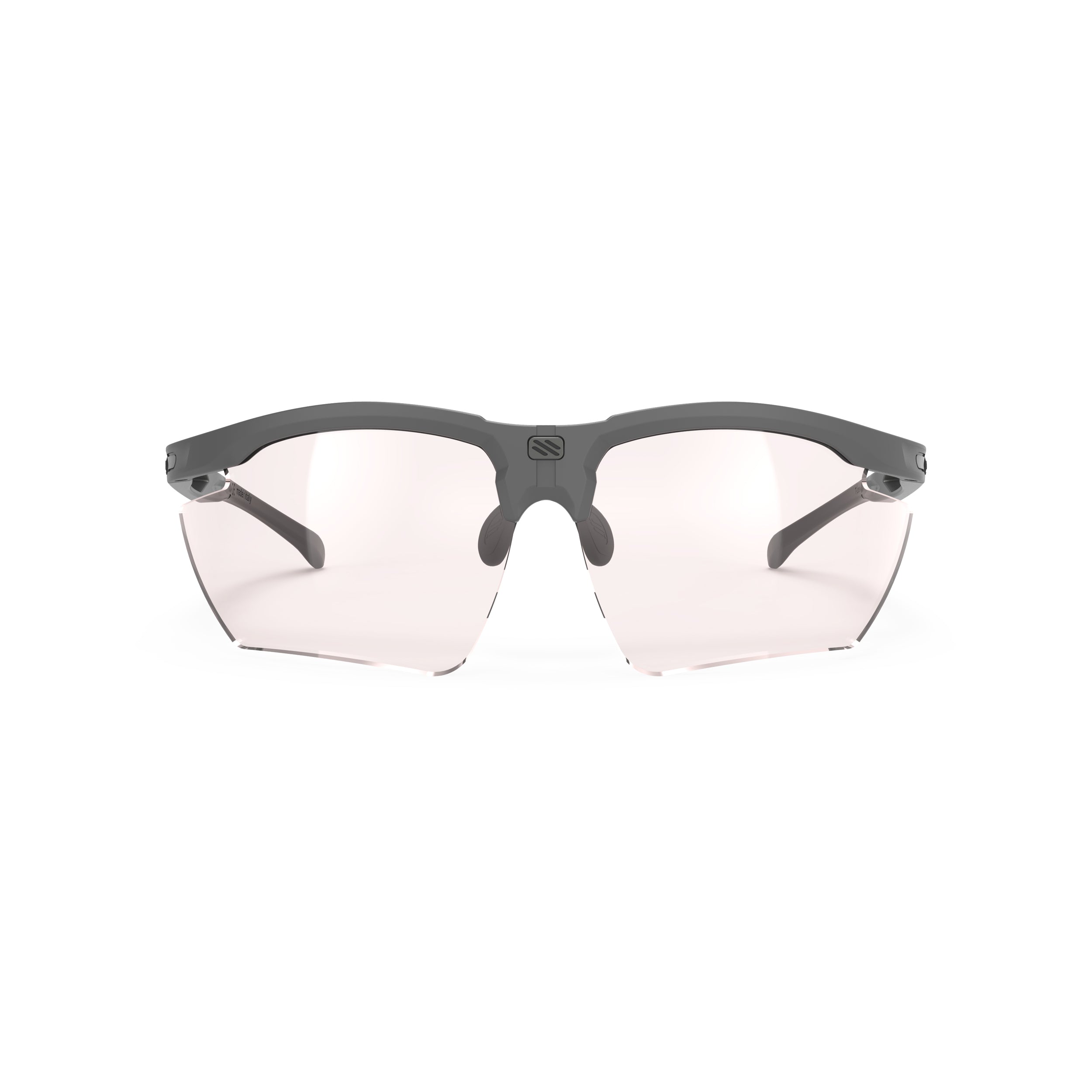 Rudy Project Magnus Charcoal Matte photochromic red performance sunglasses – front view, alternate angle