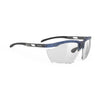 Rudy Project Magnus Frozen Blue Avio photochromic black performance sunglasses – front view