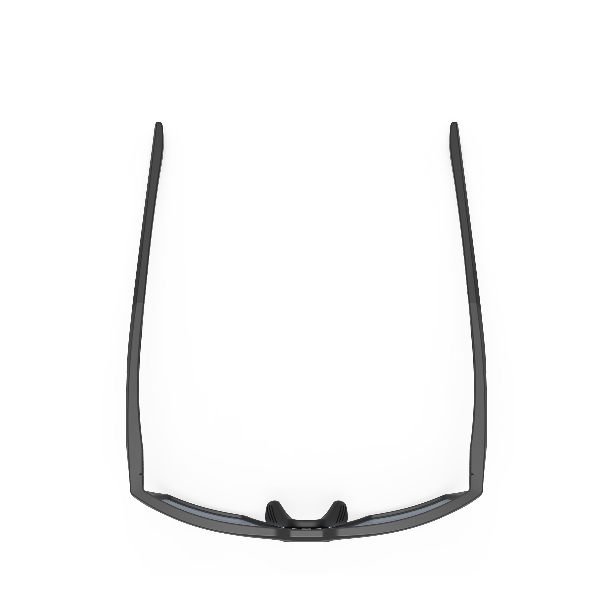 Rudy Project No Code Black Matte prescription sports glasses – top view