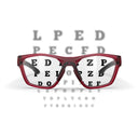 No Code Slim - RX Version - Frozen Cherry Matte Frame | Demo Lenses