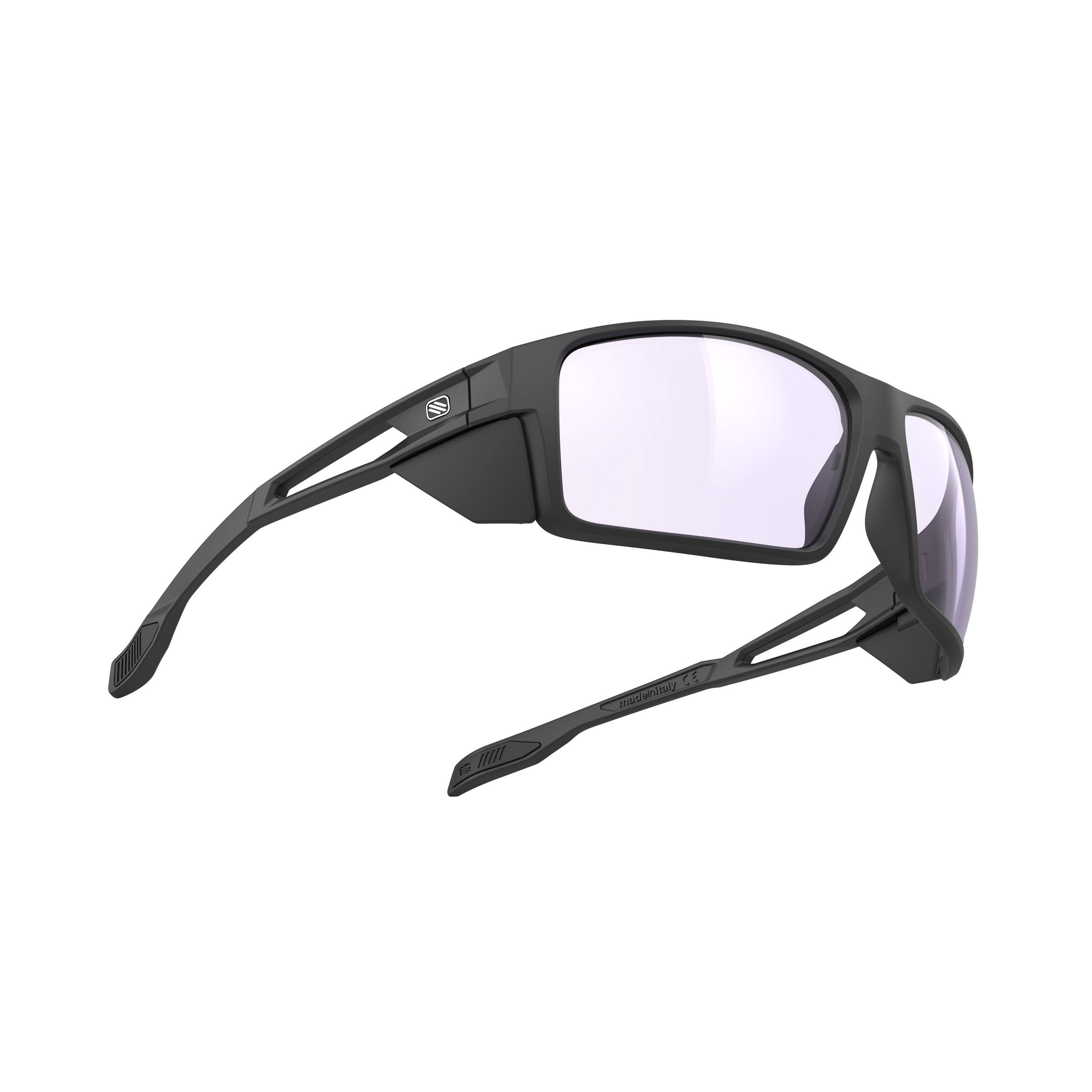 Rudy Project Nyad Black Matte photochromic laser purple hdr performance sunglasses – side view
