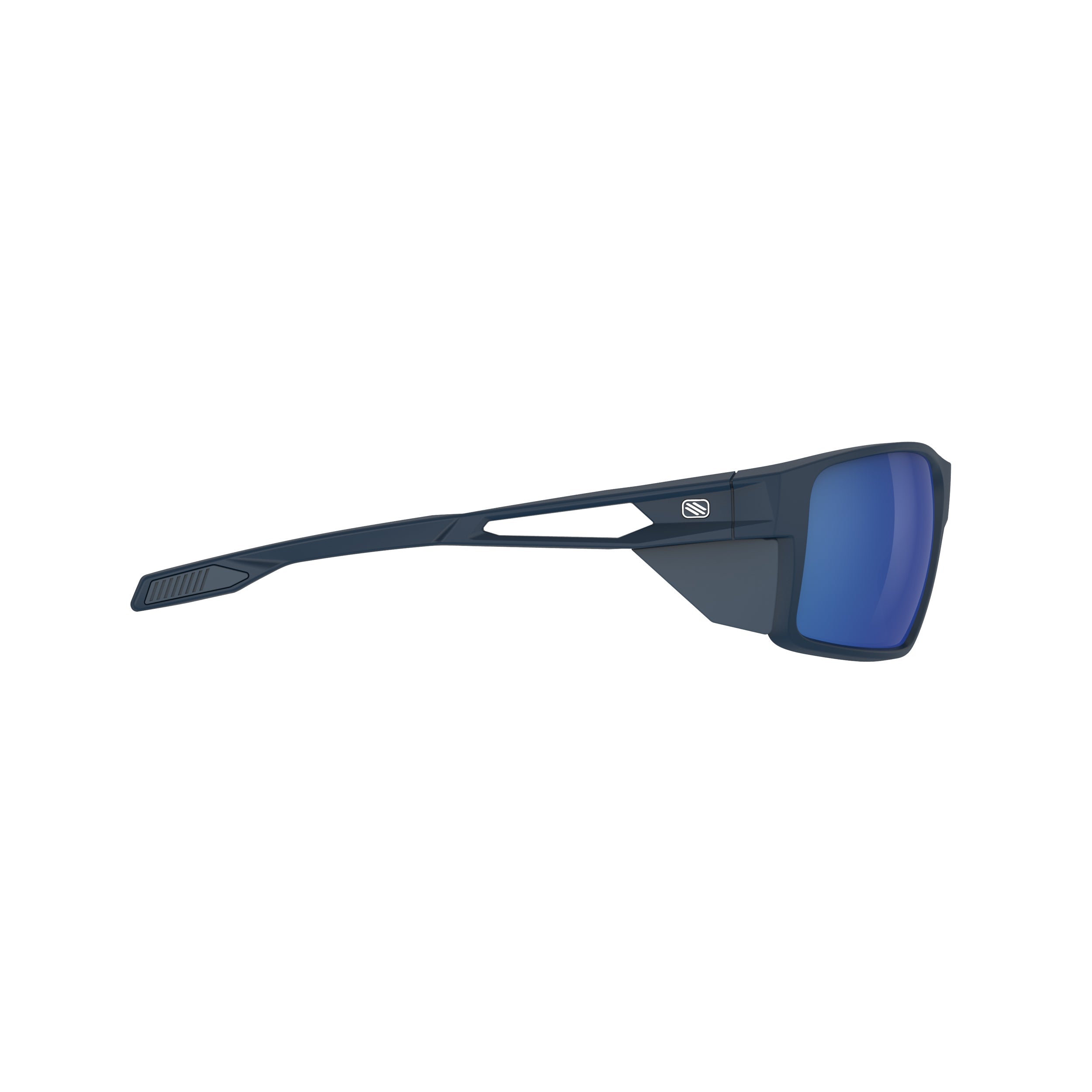 Rudy Project Nyad Blue Navy Matte polarized polar 3fx hdr multilaser blue performance sunglasses – side view, opposite side