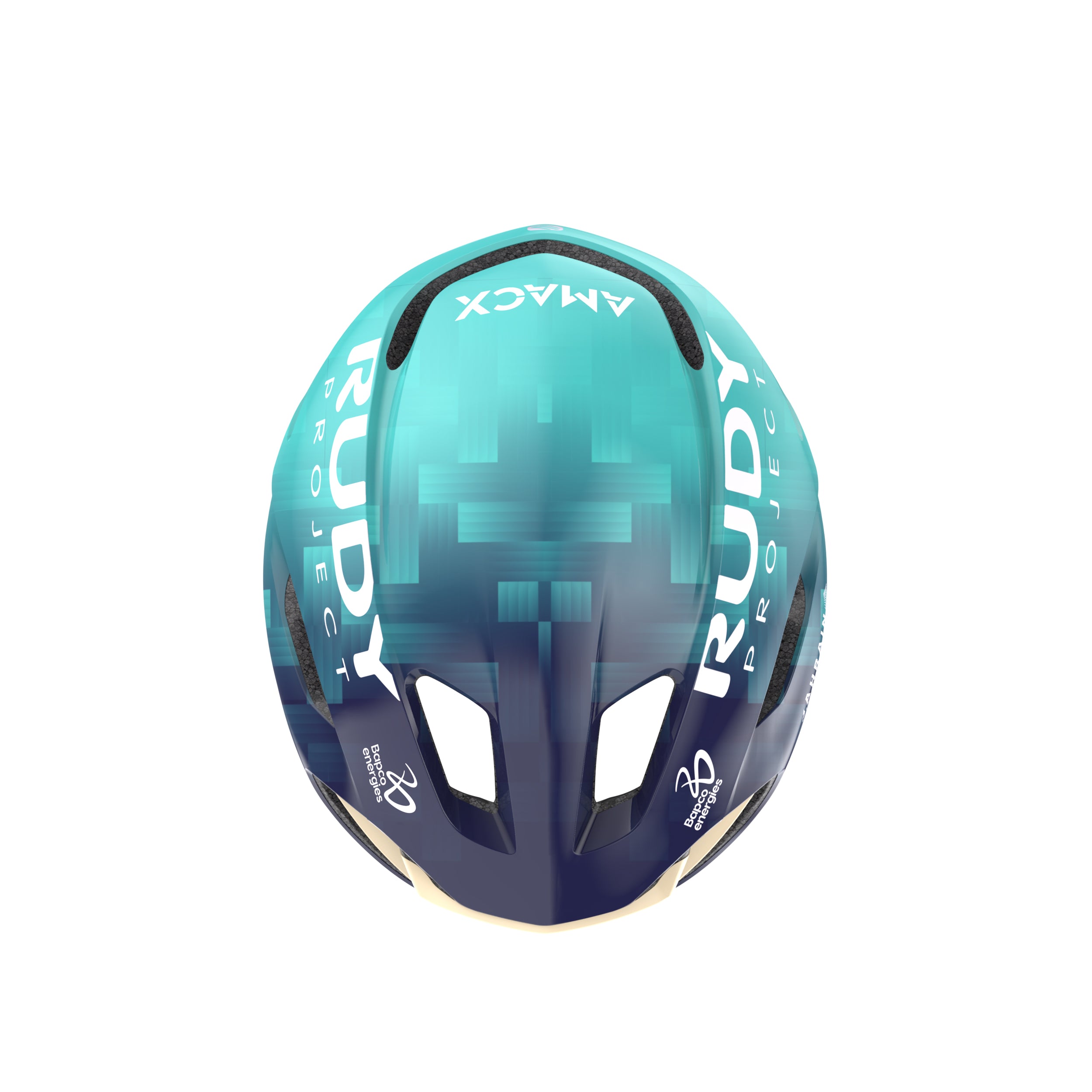 Rudy Project Nytron Bahrain Victorious 2026 cycling helmet – top view