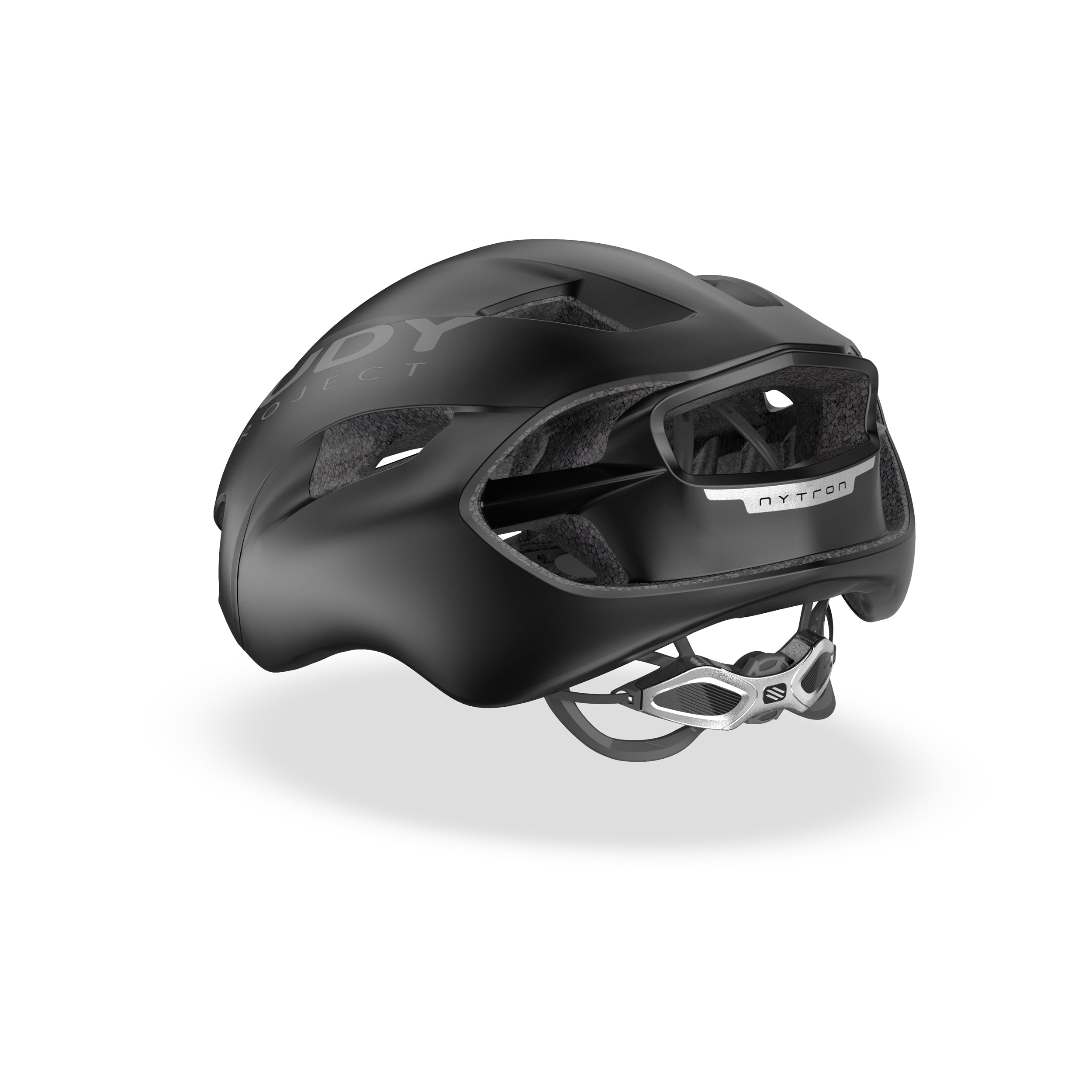Rudy Project Nytron Black Matte cycling helmet – side view, opposite side