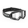 Rudy Project Override Black Gloss transparent mtb goggles – front view