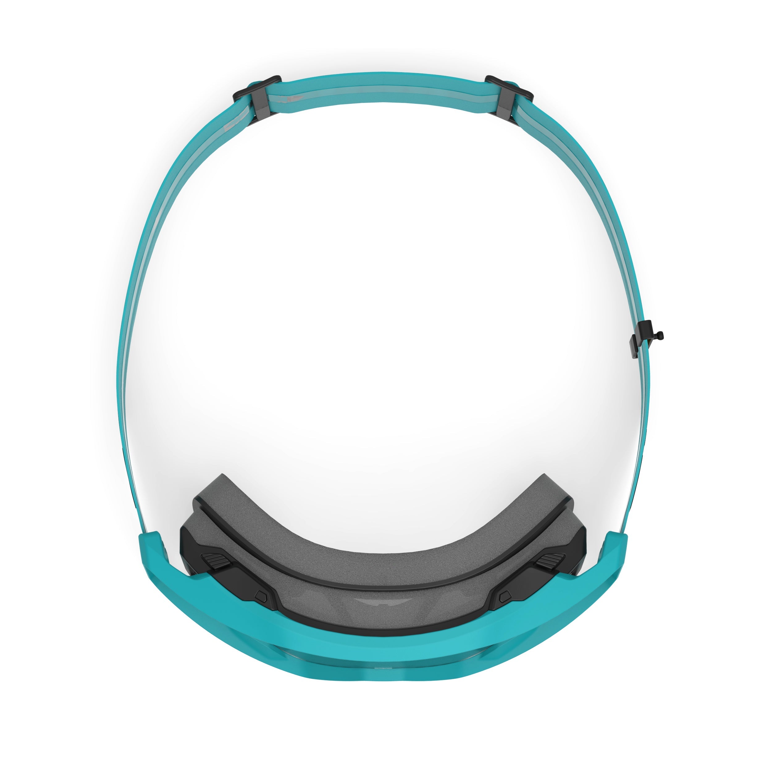 Rudy Project Override Emerald Matte transparent mtb goggles – top view