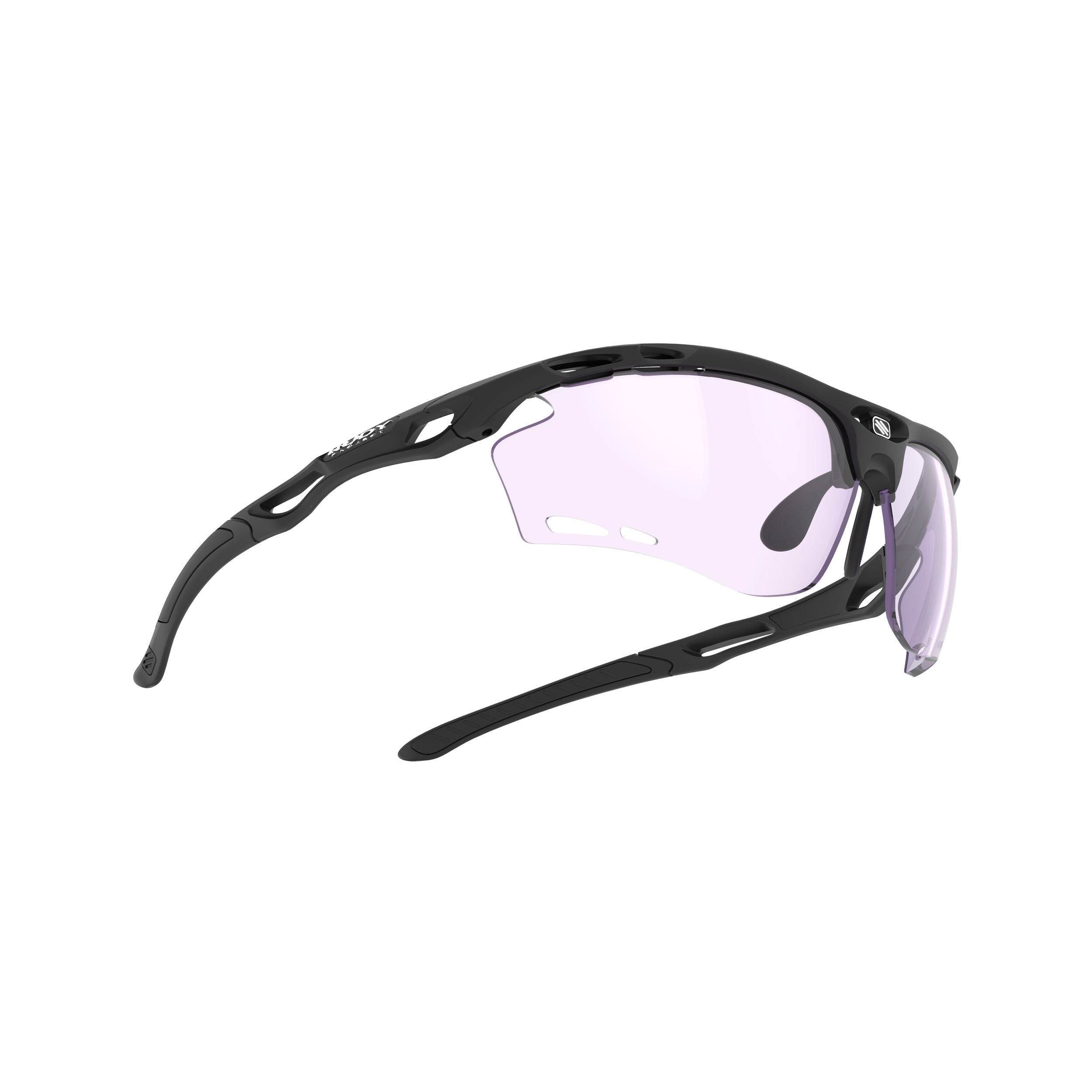 Rudy Project Propulse Black Matte photochromic laser purple hdr performance sunglasses – side view