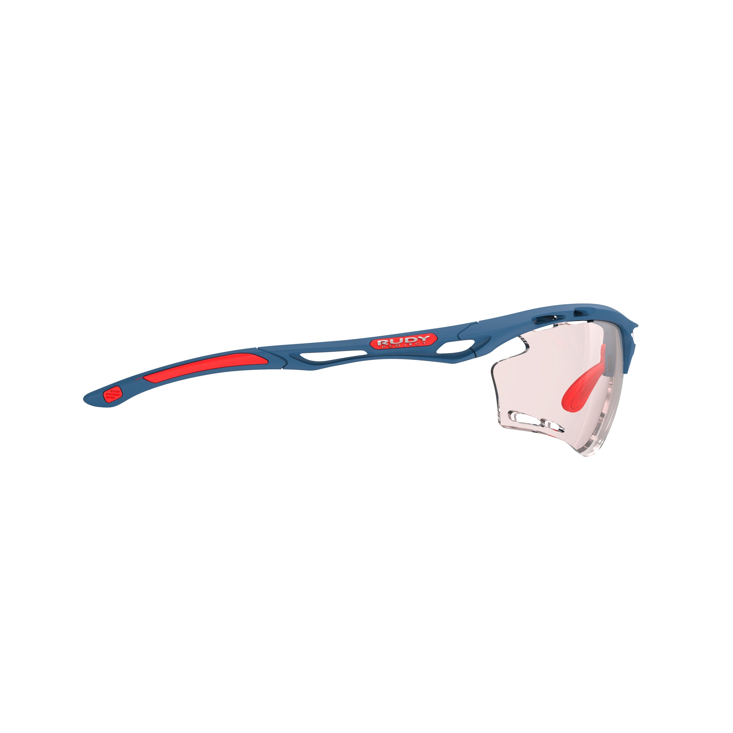 Rudy Project Propulse Pacific Blue Matte photochromic red performance sunglasses – side view, opposite side
