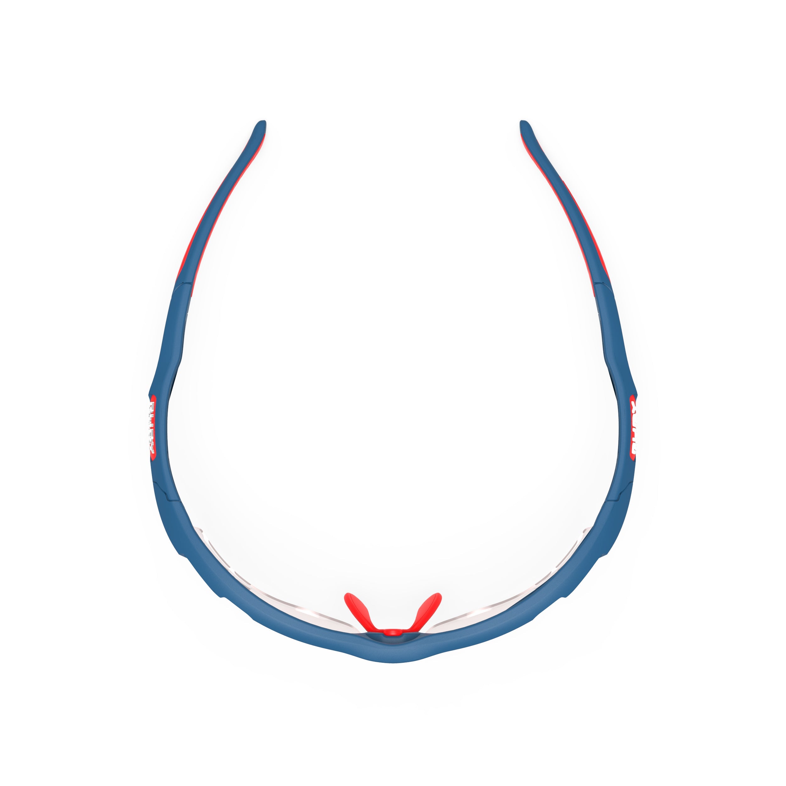 Rudy Project Propulse Pacific Blue Matte photochromic red performance sunglasses – top view