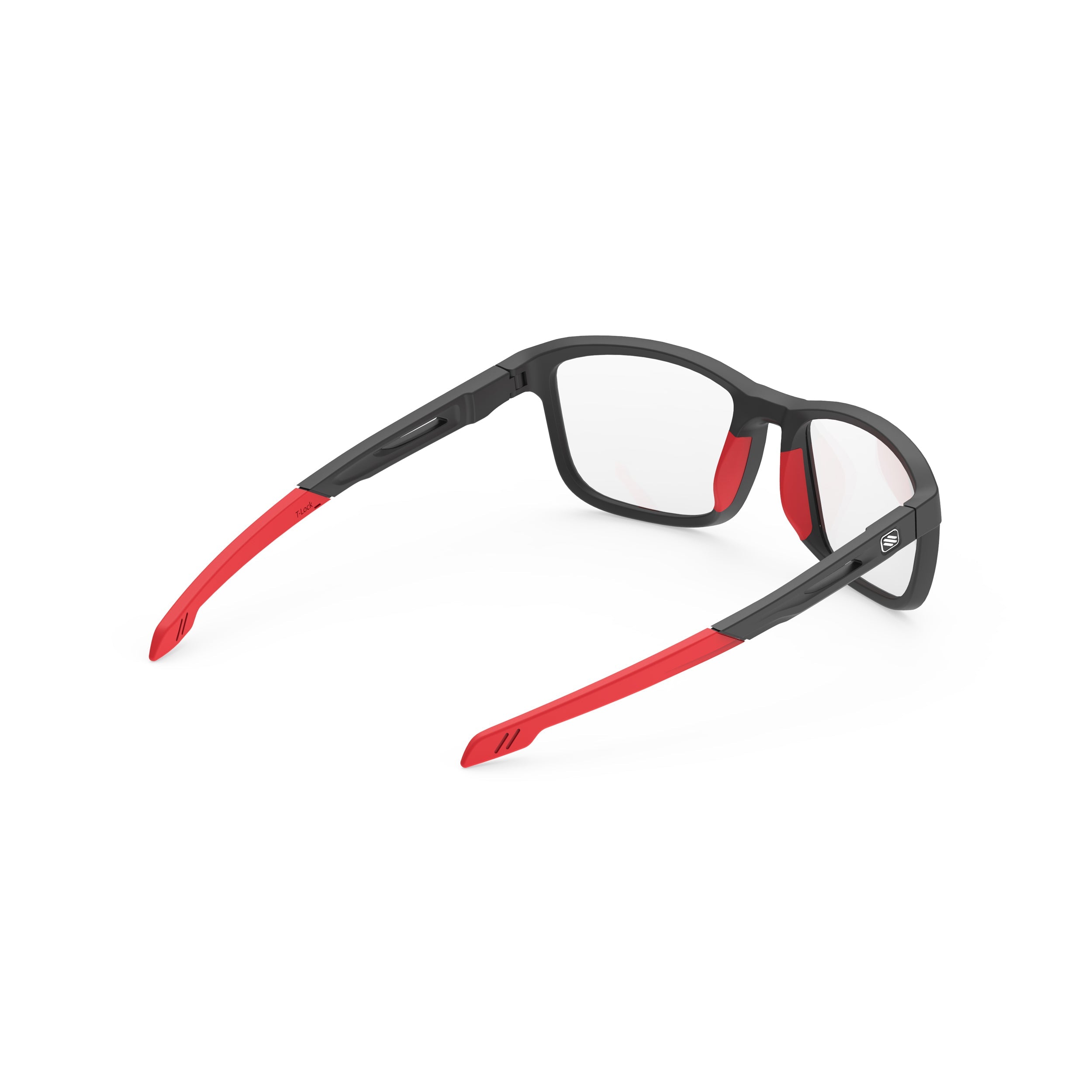 Rudy Project Pulse 53 Black Matte prescription sports glasses – rear view