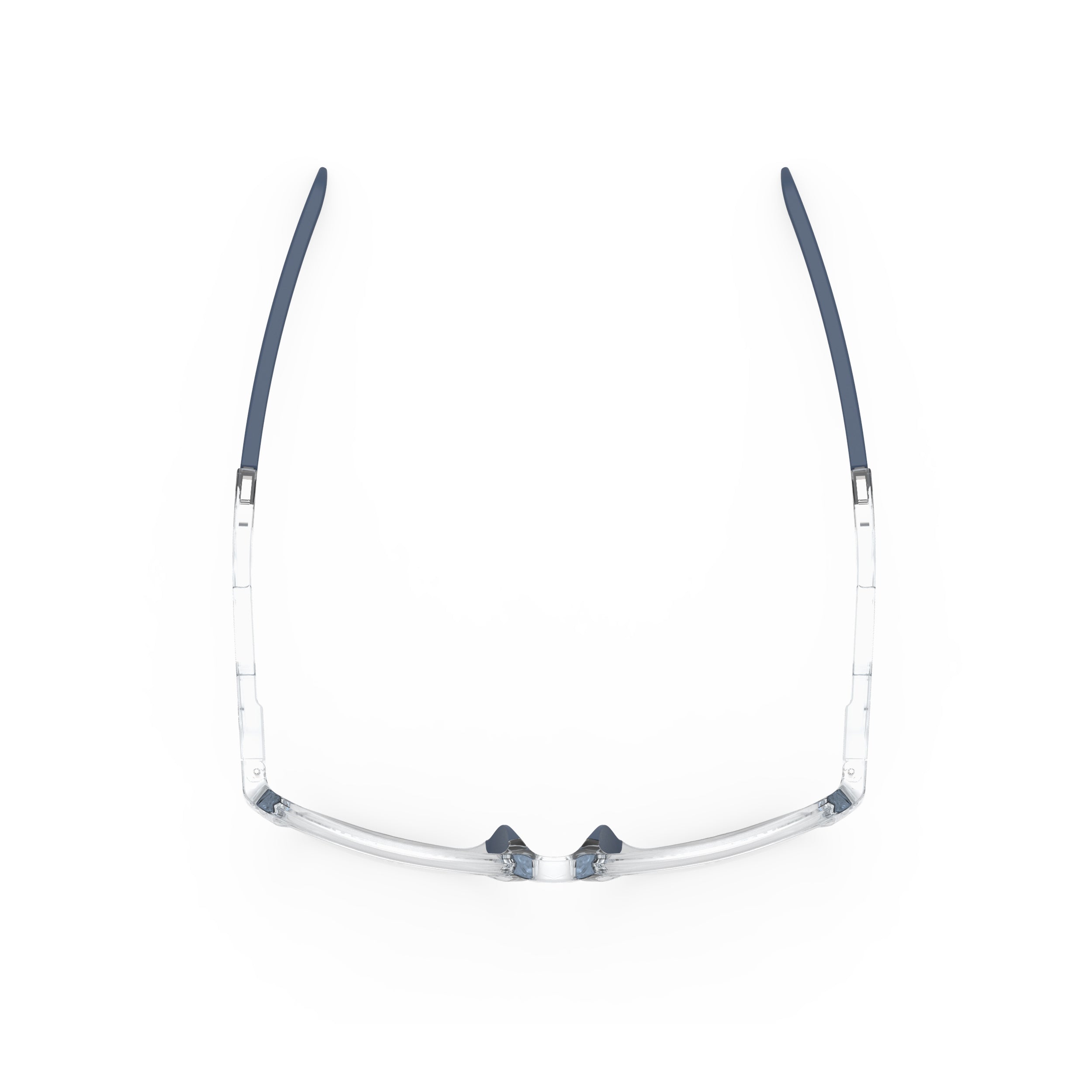 Rudy Project Pulse 53 Crystal Gloss prescription sports glasses – top view