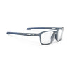 Rudy Project Pulse 53 Ice Blue Metal Matte prescription sports glasses – front view, alternate angle