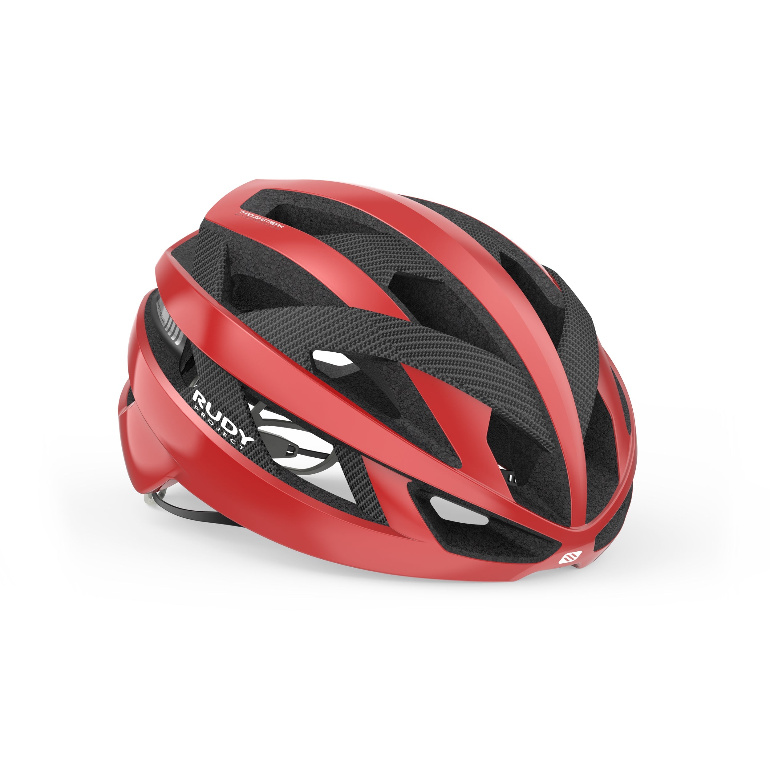 Rudy Project Rebel Carbon Red Comet Shiny cycling helmet – front view