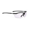 Rudy Project Rydon Black Matte photochromic laser purple hdr performance sunglasses – front view