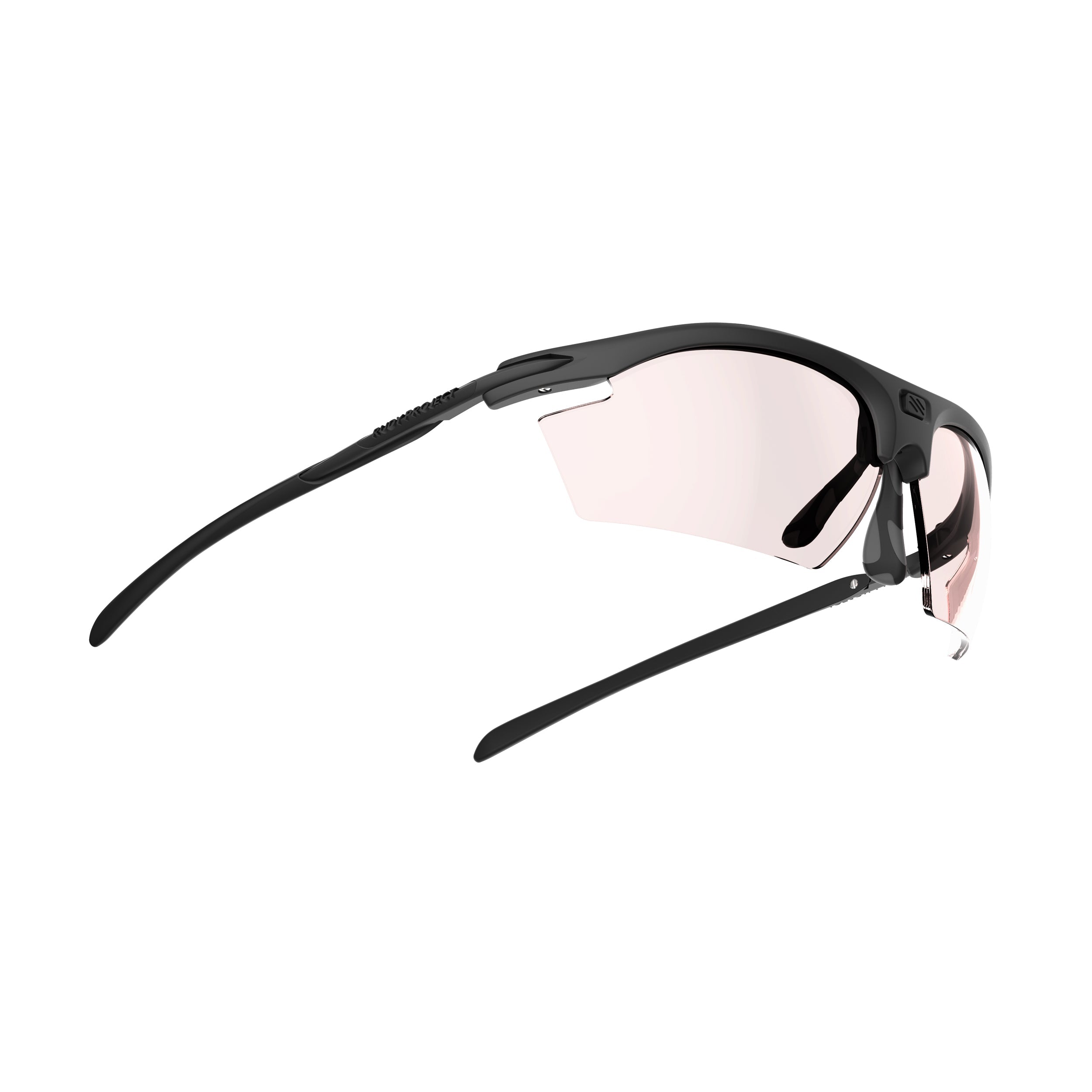 Rudy Project Rydon Black Matte photochromic red performance sunglasses – side view