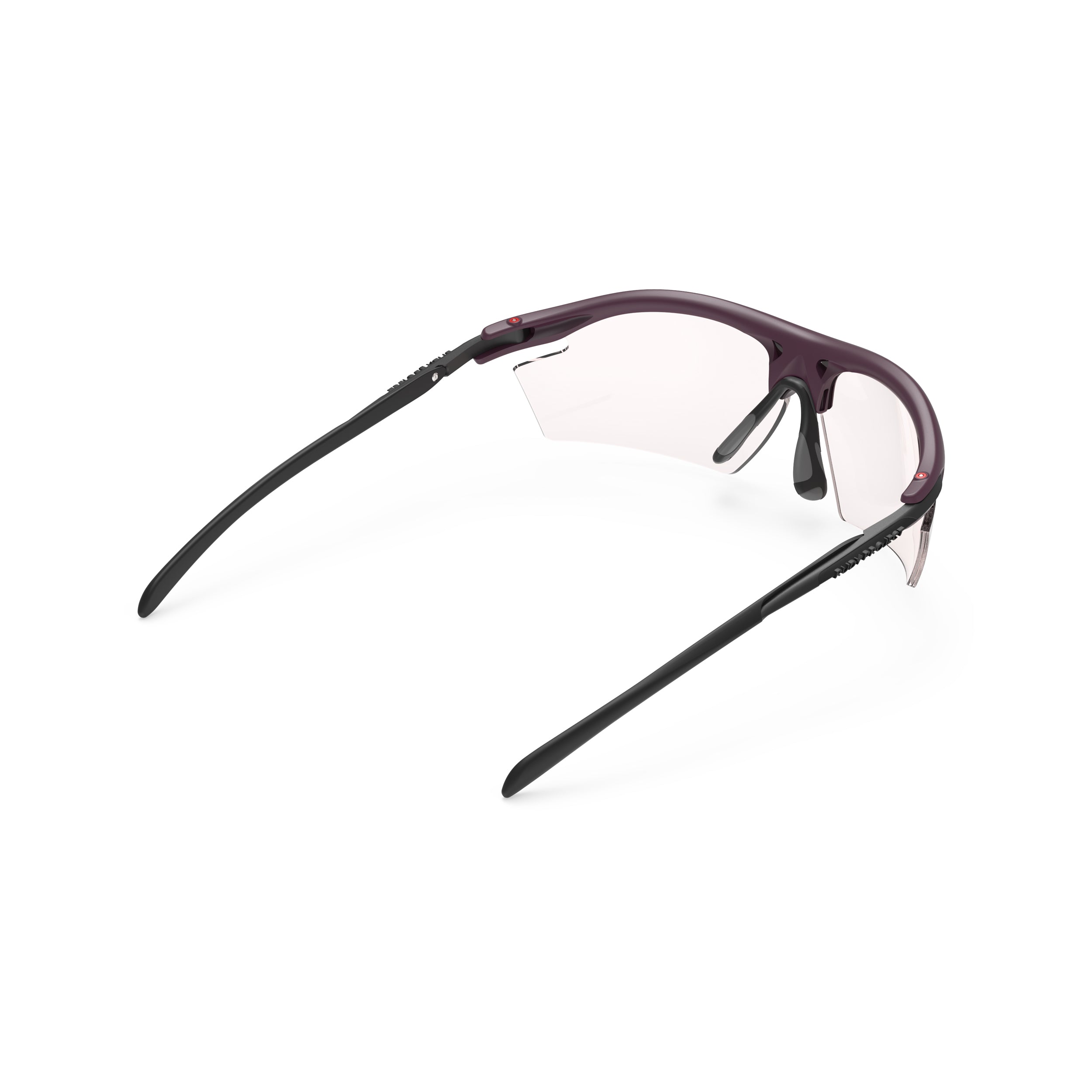 Rudy Project Rydon Cabernet Matte photochromic red performance sunglasses – rear view