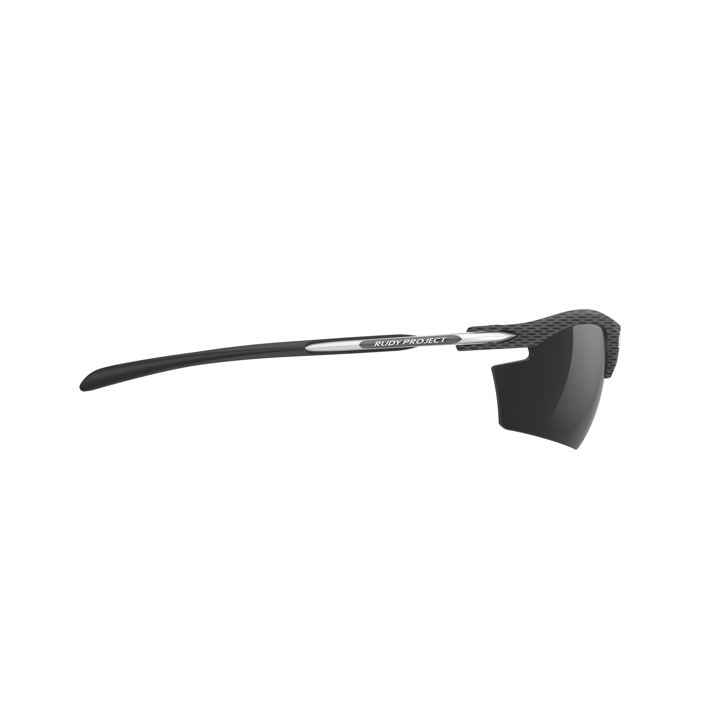 Rudy Project Rydon Carbon mirrored smoke black performance sunglasses – side view, opposite side