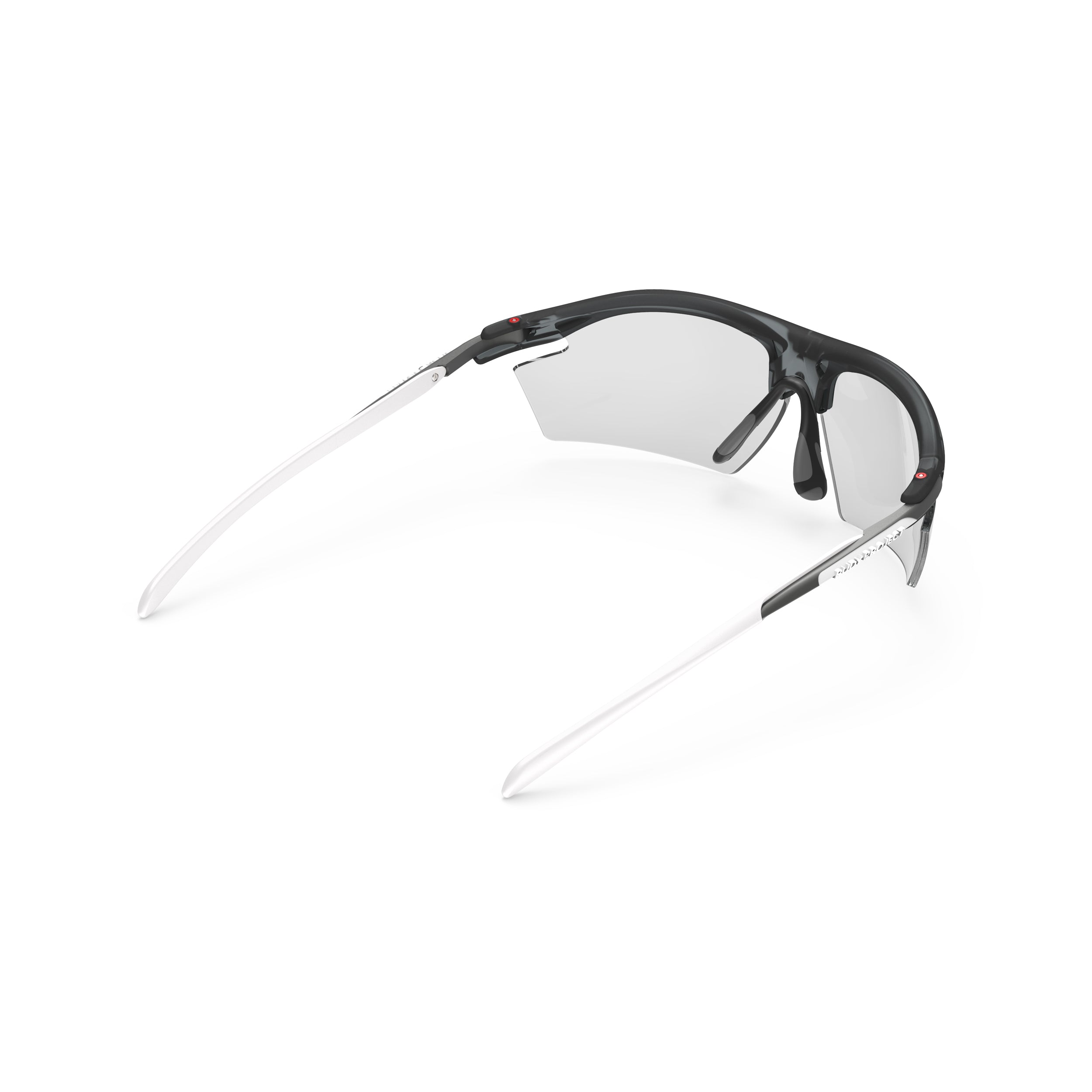 Rudy Project Rydon Frozen Ash photochromic laser black performance sunglasses – rear view