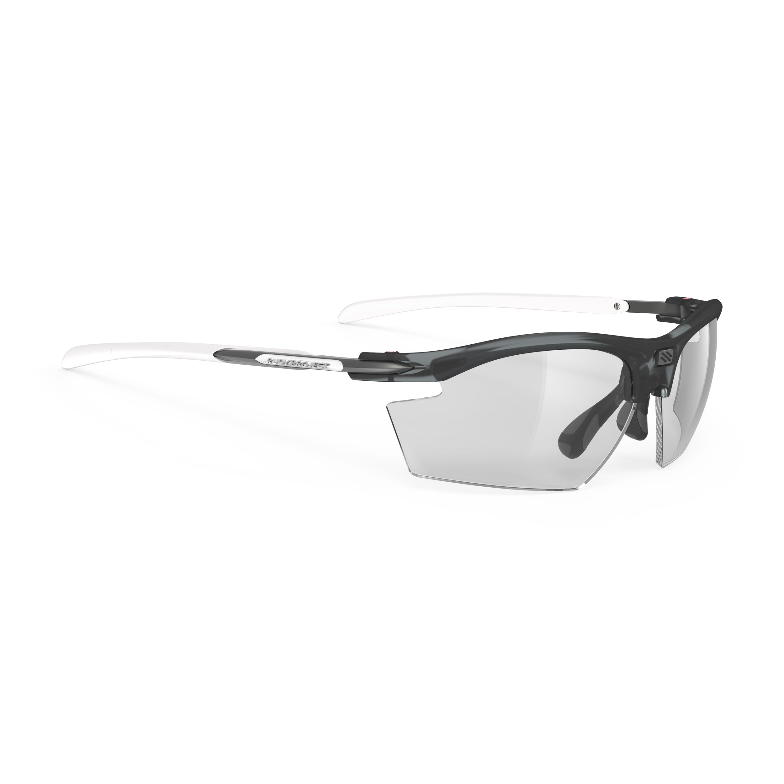 Rudy Project Rydon Frozen Ash photochromic laser black performance sunglasses – front view