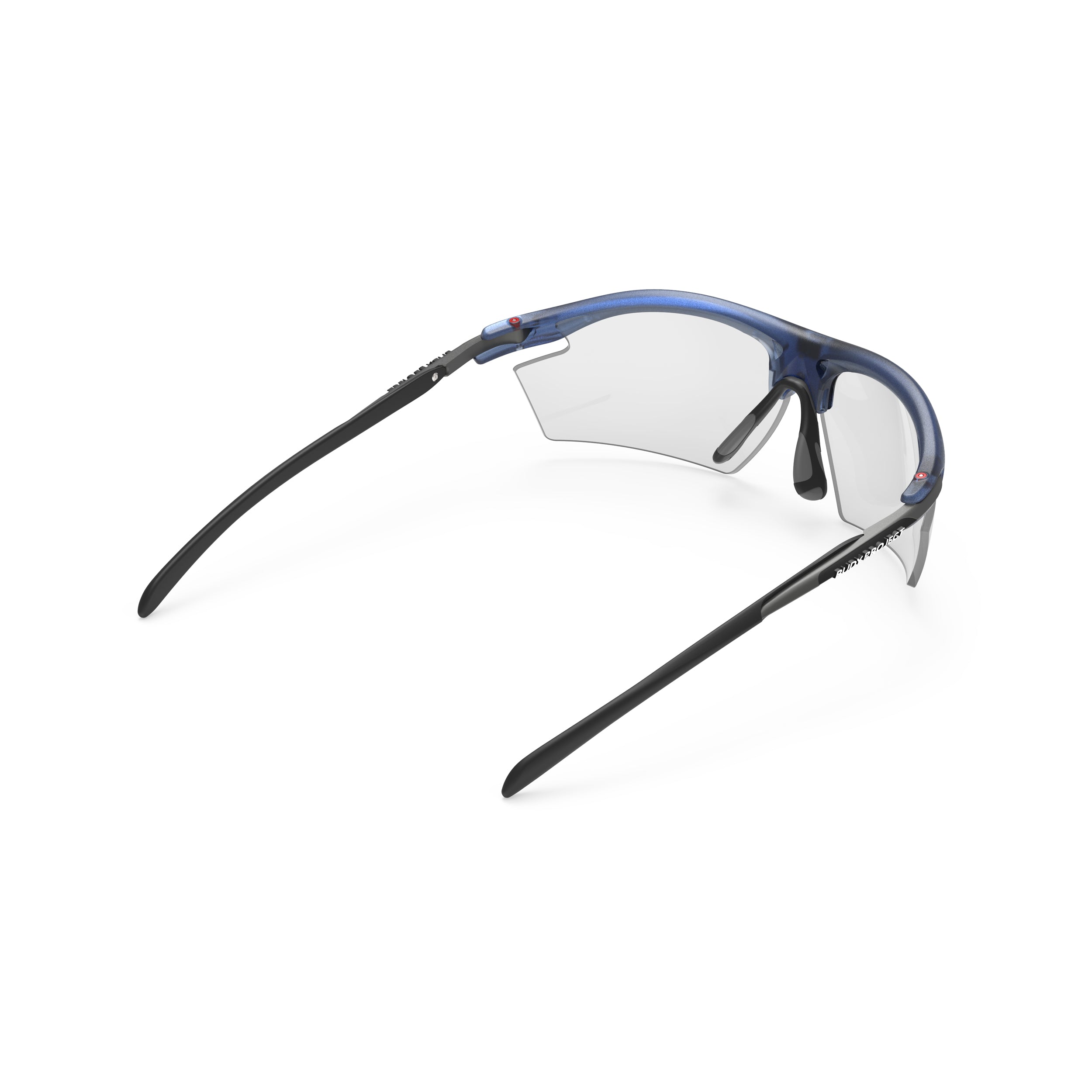 Rudy Project Rydon Frozen Blue Avio photochromic black performance sunglasses – rear view