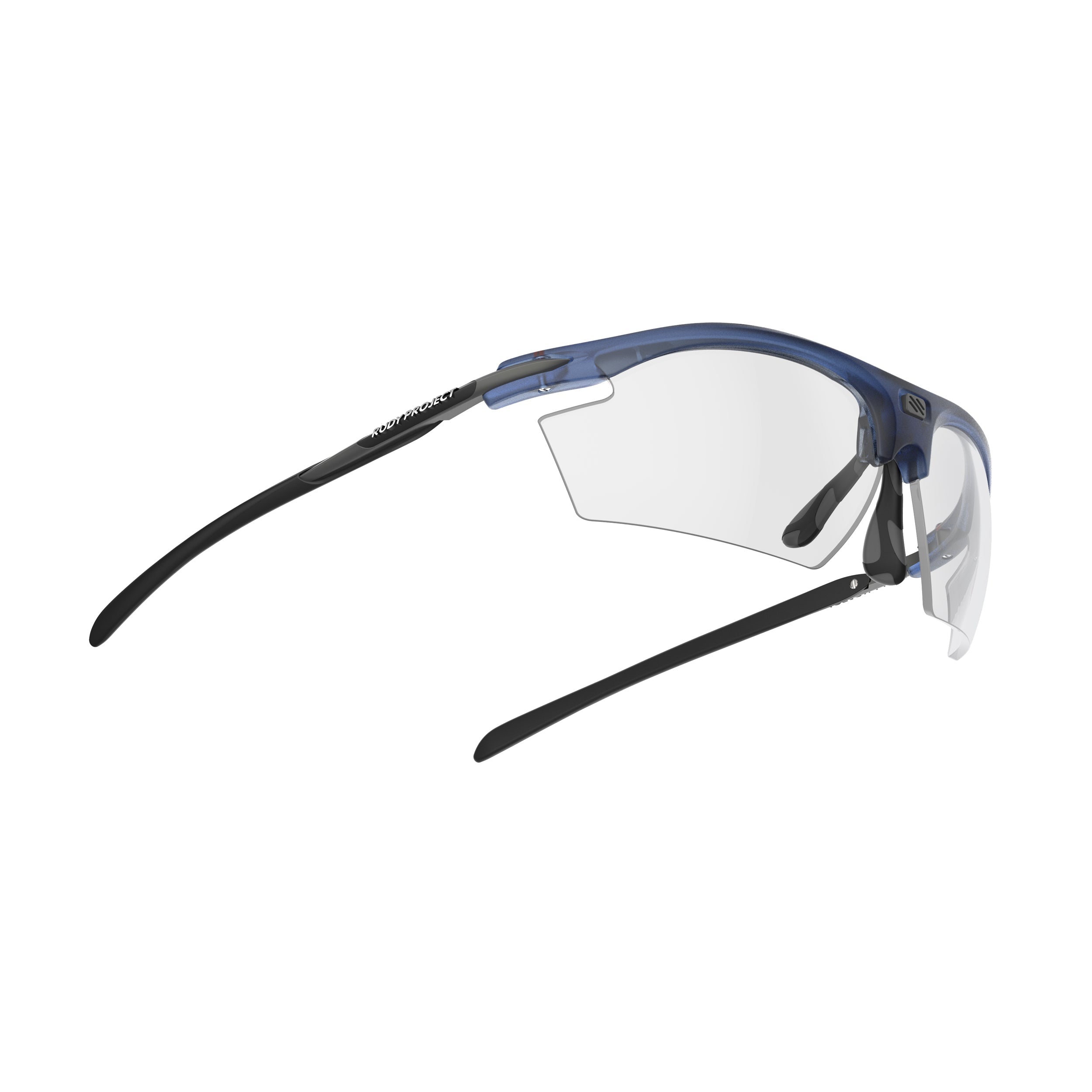 Rudy Project Rydon Frozen Blue Avio photochromic black performance sunglasses – side view